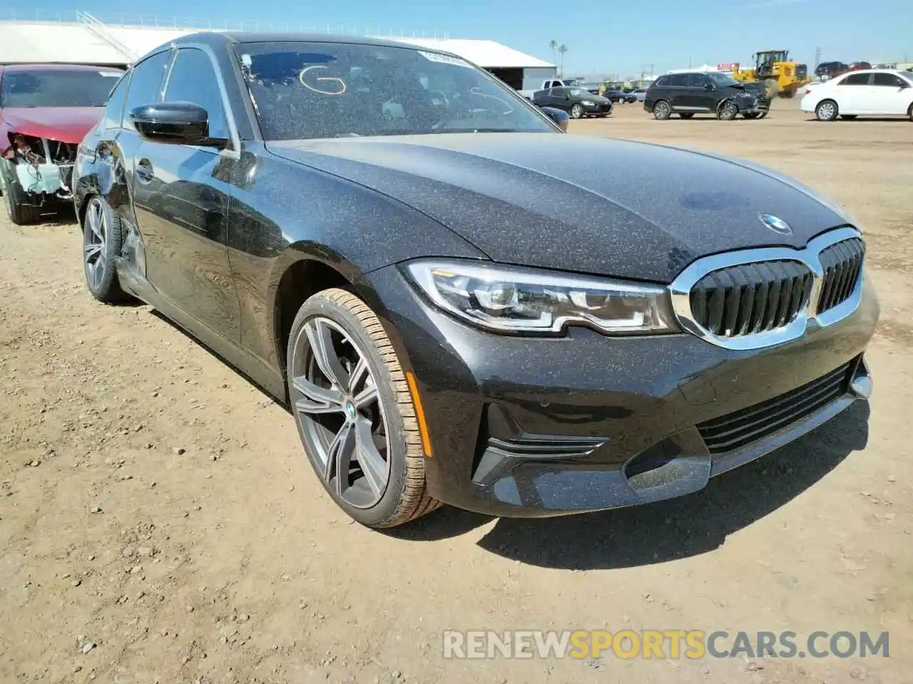 1 Photograph of a damaged car 3MW5R1J0XM8C08315 BMW 3 SERIES 2021