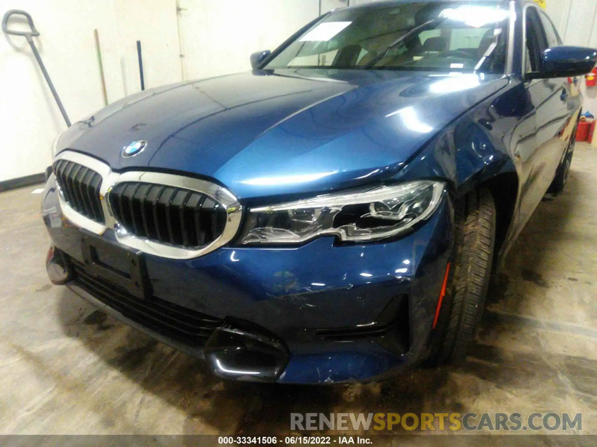 6 Photograph of a damaged car 3MW5R7J00M8B72041 BMW 3 SERIES 2021