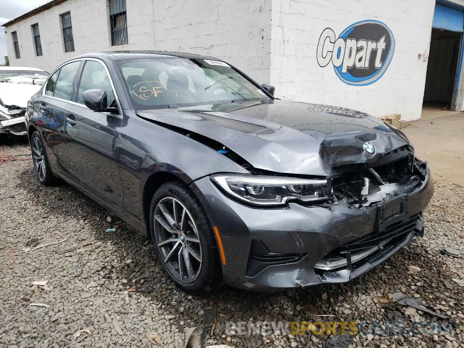 1 Photograph of a damaged car 3MW5R7J00M8B72637 BMW 3 SERIES 2021