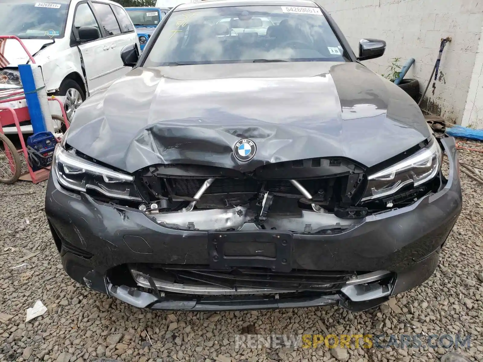 7 Photograph of a damaged car 3MW5R7J00M8B72637 BMW 3 SERIES 2021