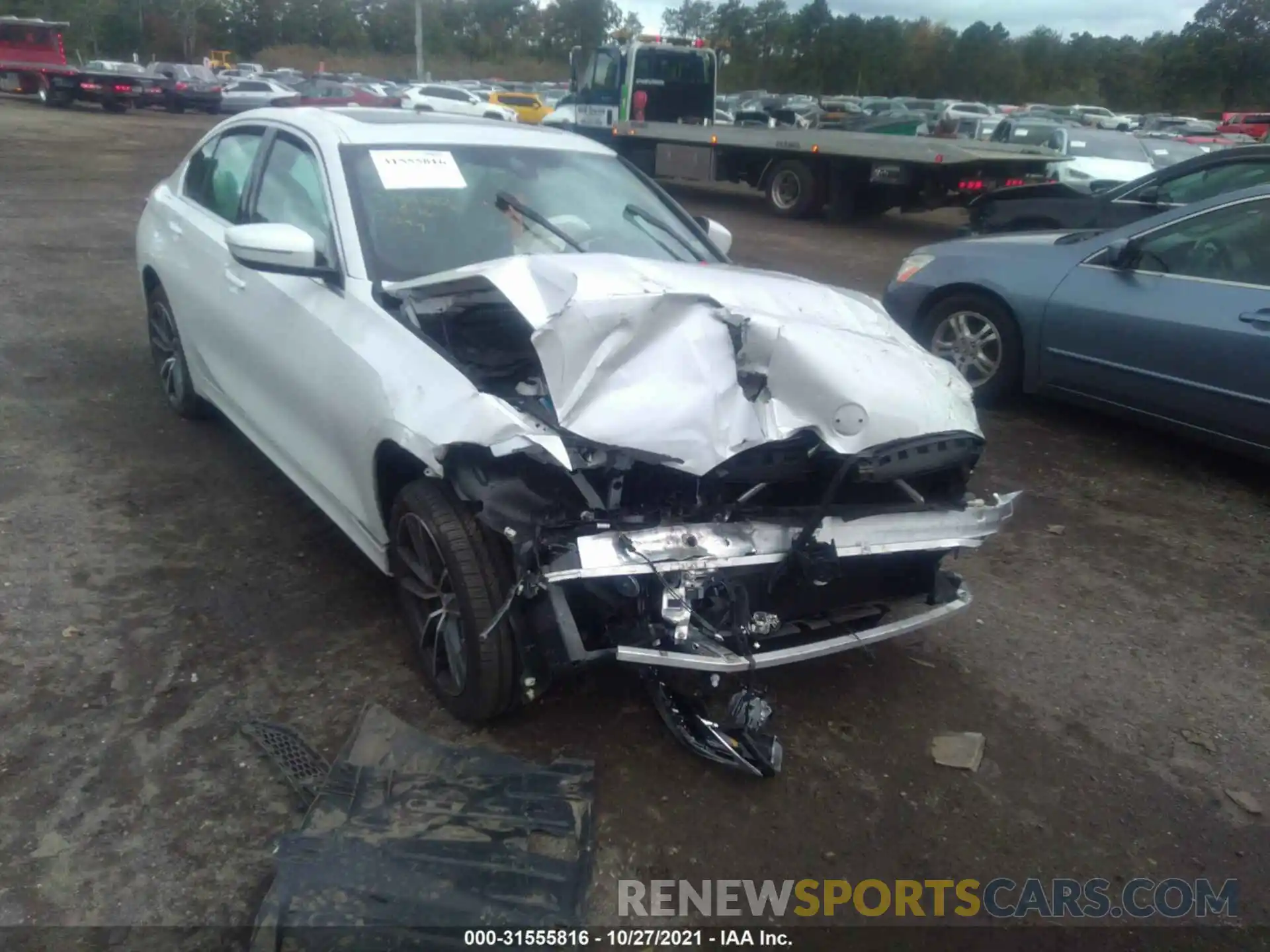 6 Photograph of a damaged car 3MW5R7J00M8B73500 BMW 3 SERIES 2021