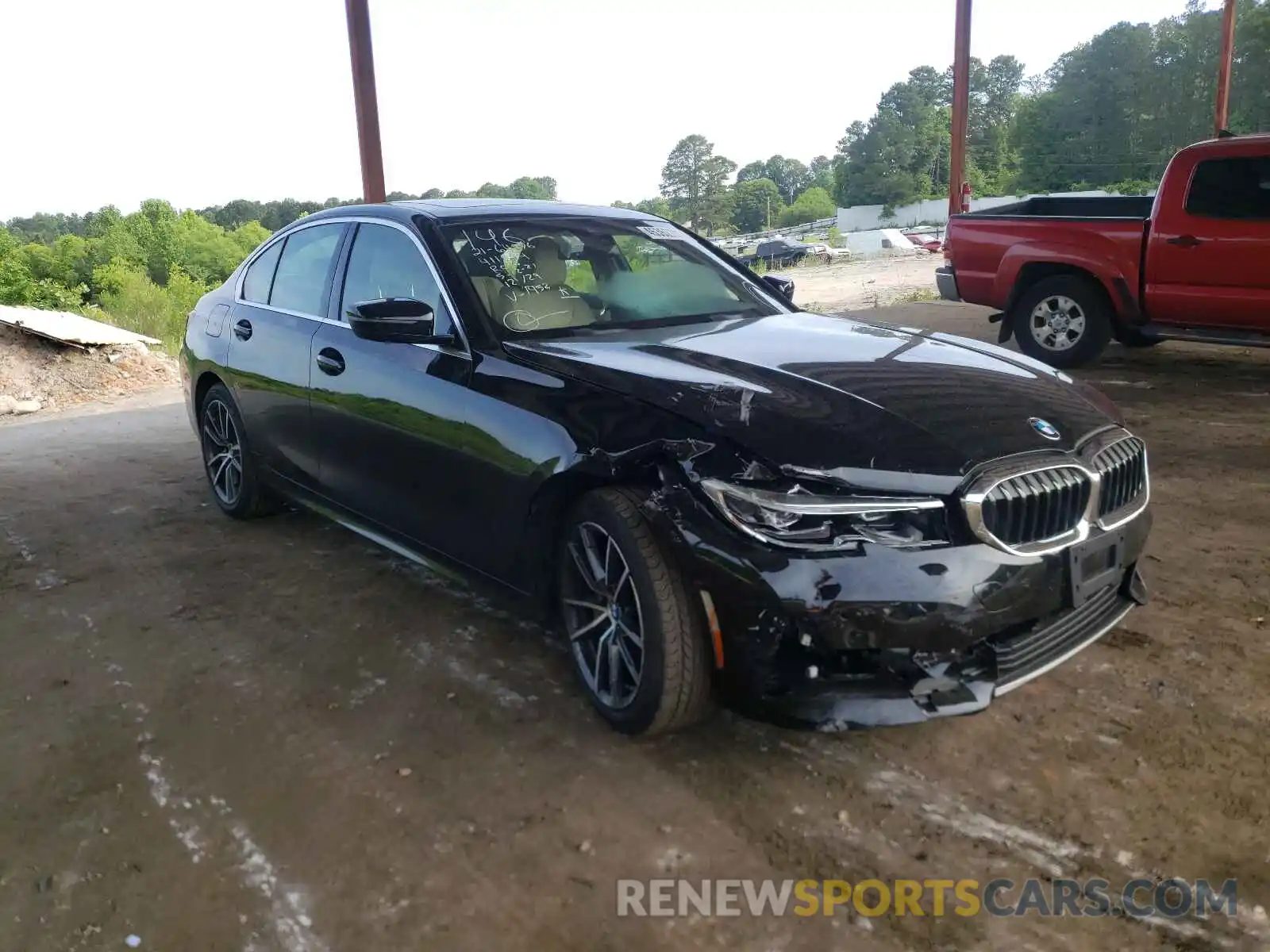 1 Photograph of a damaged car 3MW5R7J00M8B81452 BMW 3 SERIES 2021