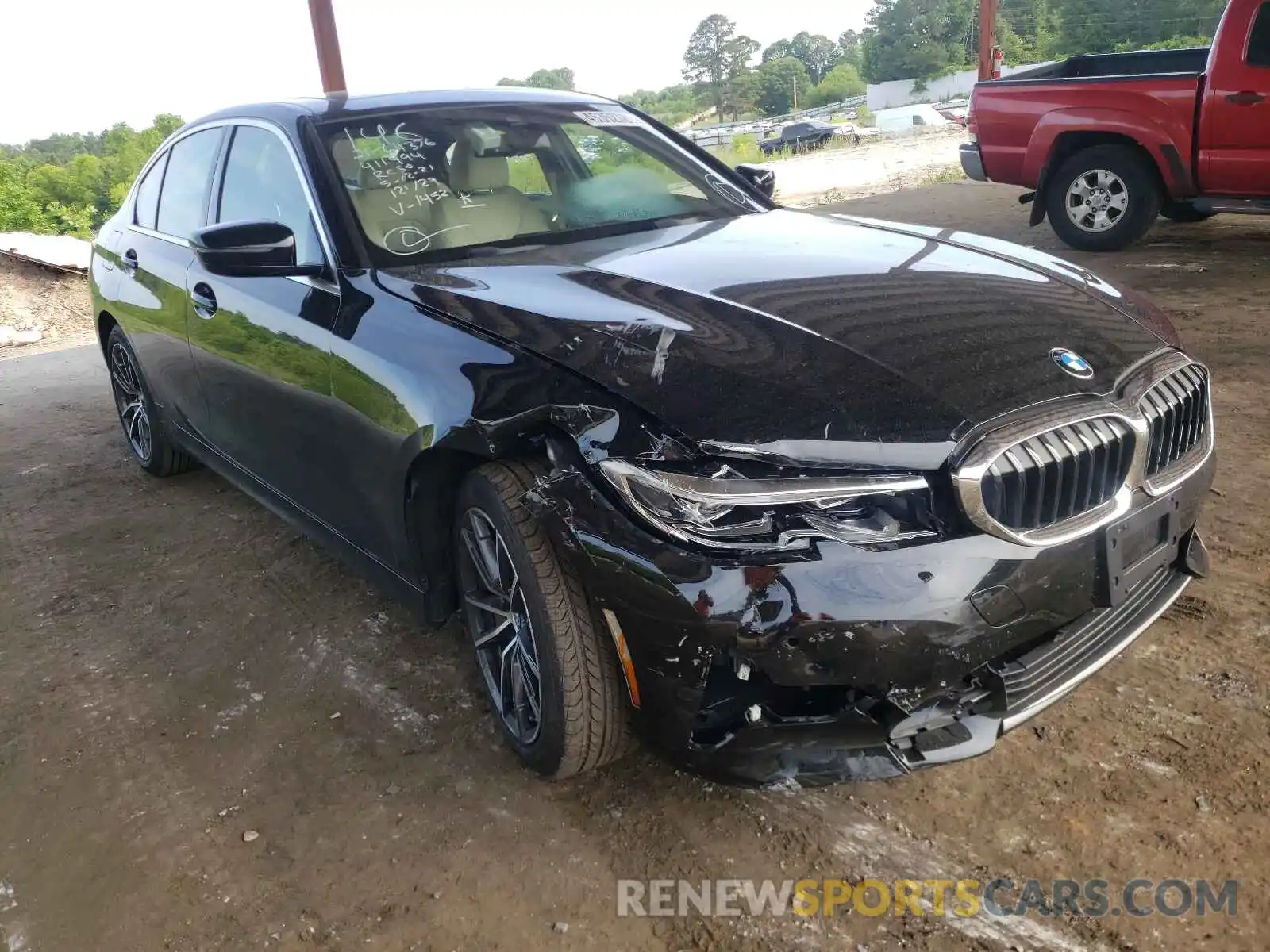 9 Photograph of a damaged car 3MW5R7J00M8B81452 BMW 3 SERIES 2021