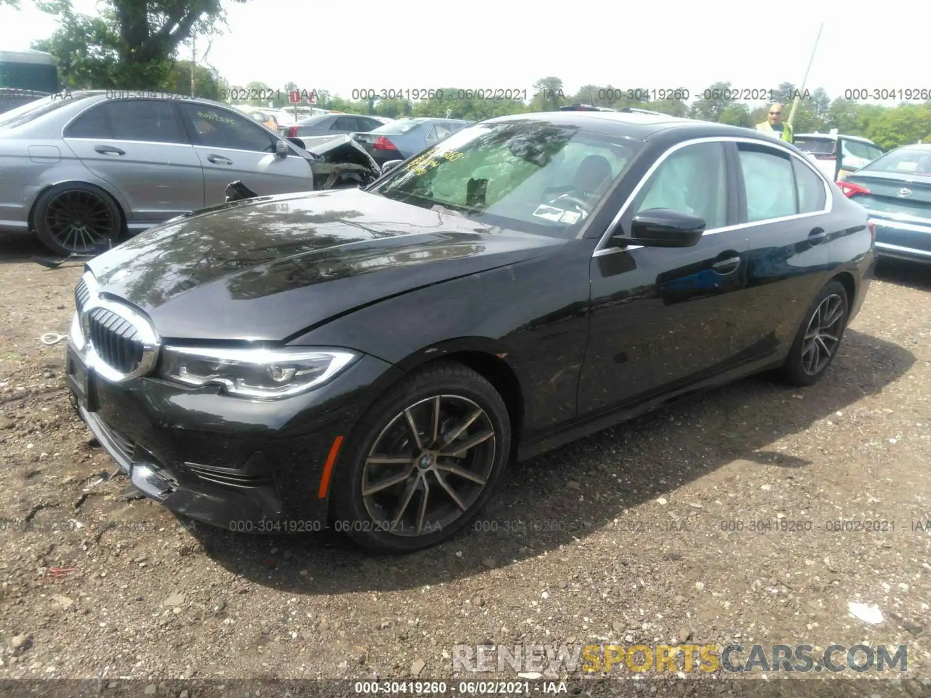 2 Photograph of a damaged car 3MW5R7J00M8B85923 BMW 3 SERIES 2021