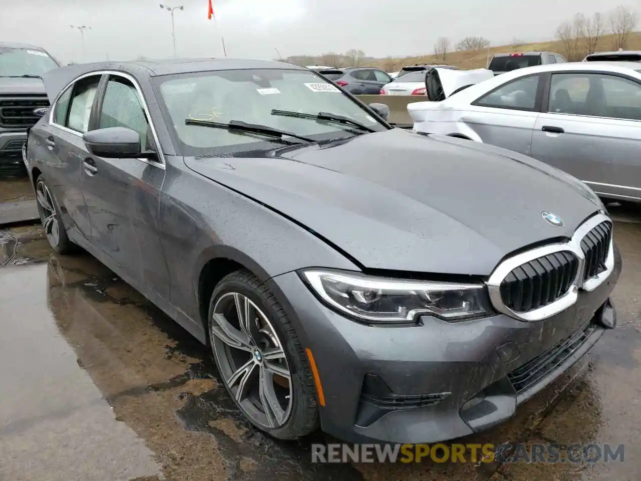 1 Photograph of a damaged car 3MW5R7J00M8C00551 BMW 3 SERIES 2021