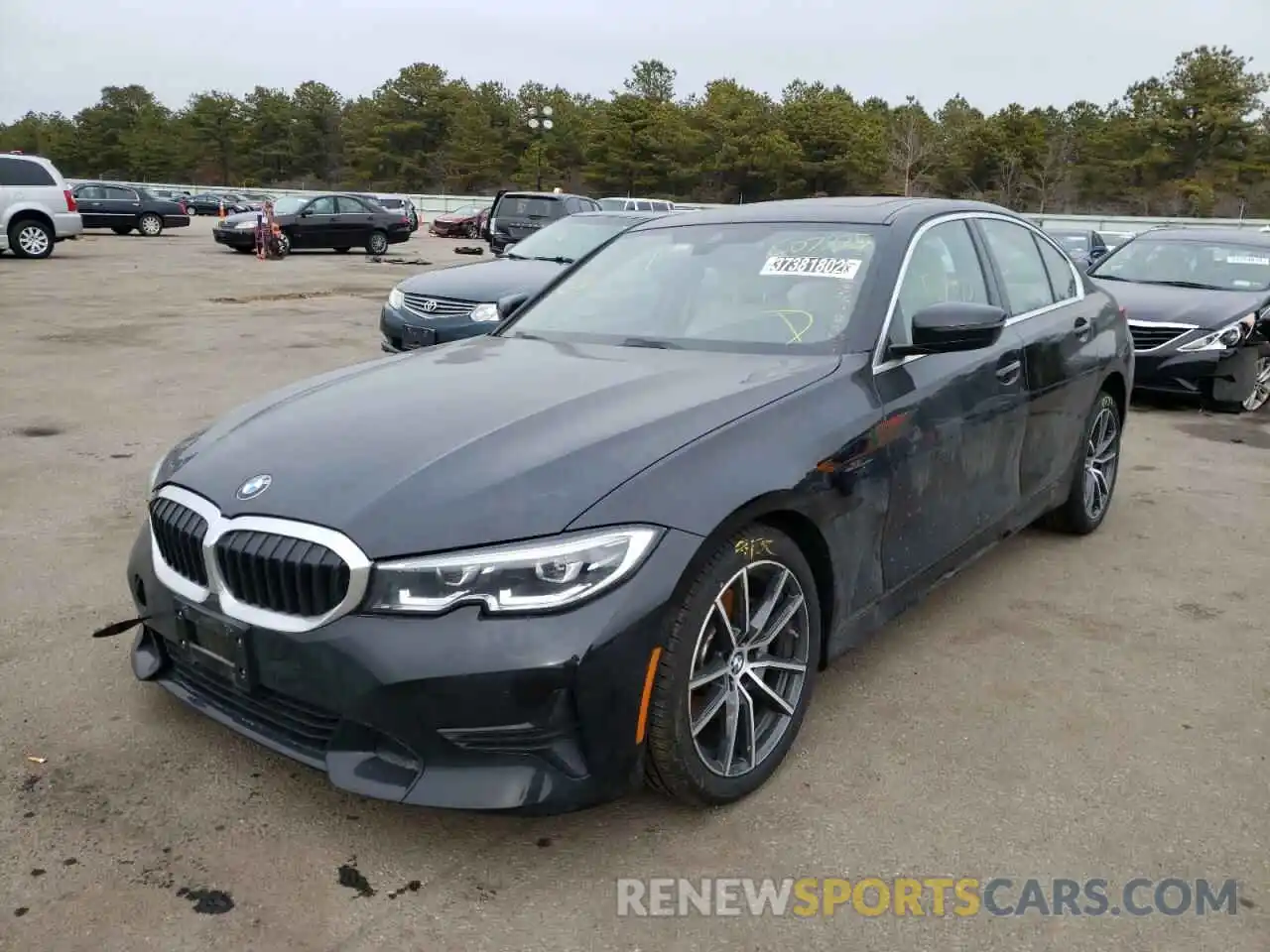 2 Photograph of a damaged car 3MW5R7J00M8C07225 BMW 3 SERIES 2021