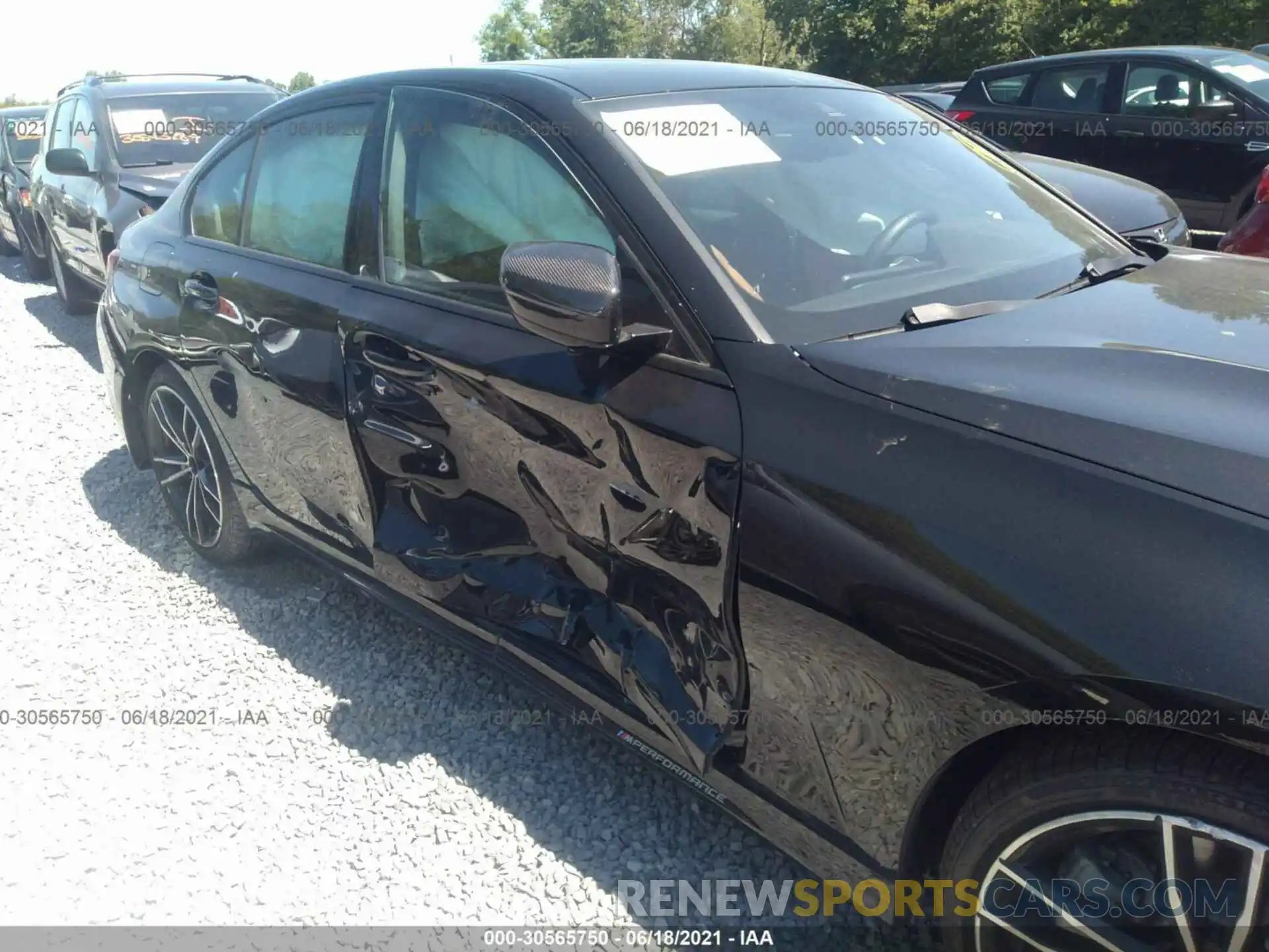 6 Photograph of a damaged car 3MW5R7J01M8B57483 BMW 3 SERIES 2021