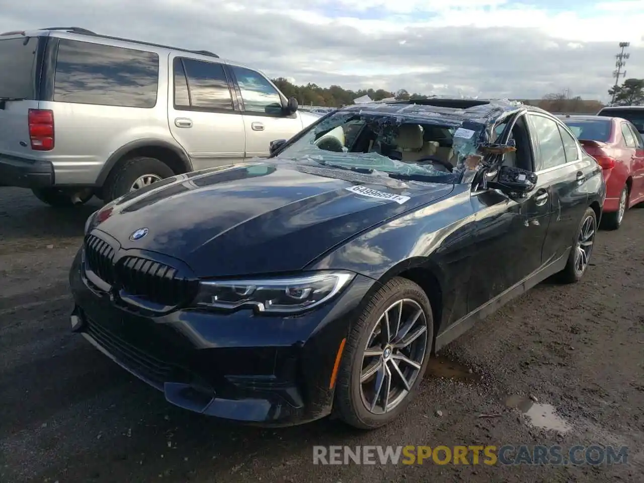 2 Photograph of a damaged car 3MW5R7J01M8B59363 BMW 3 SERIES 2021