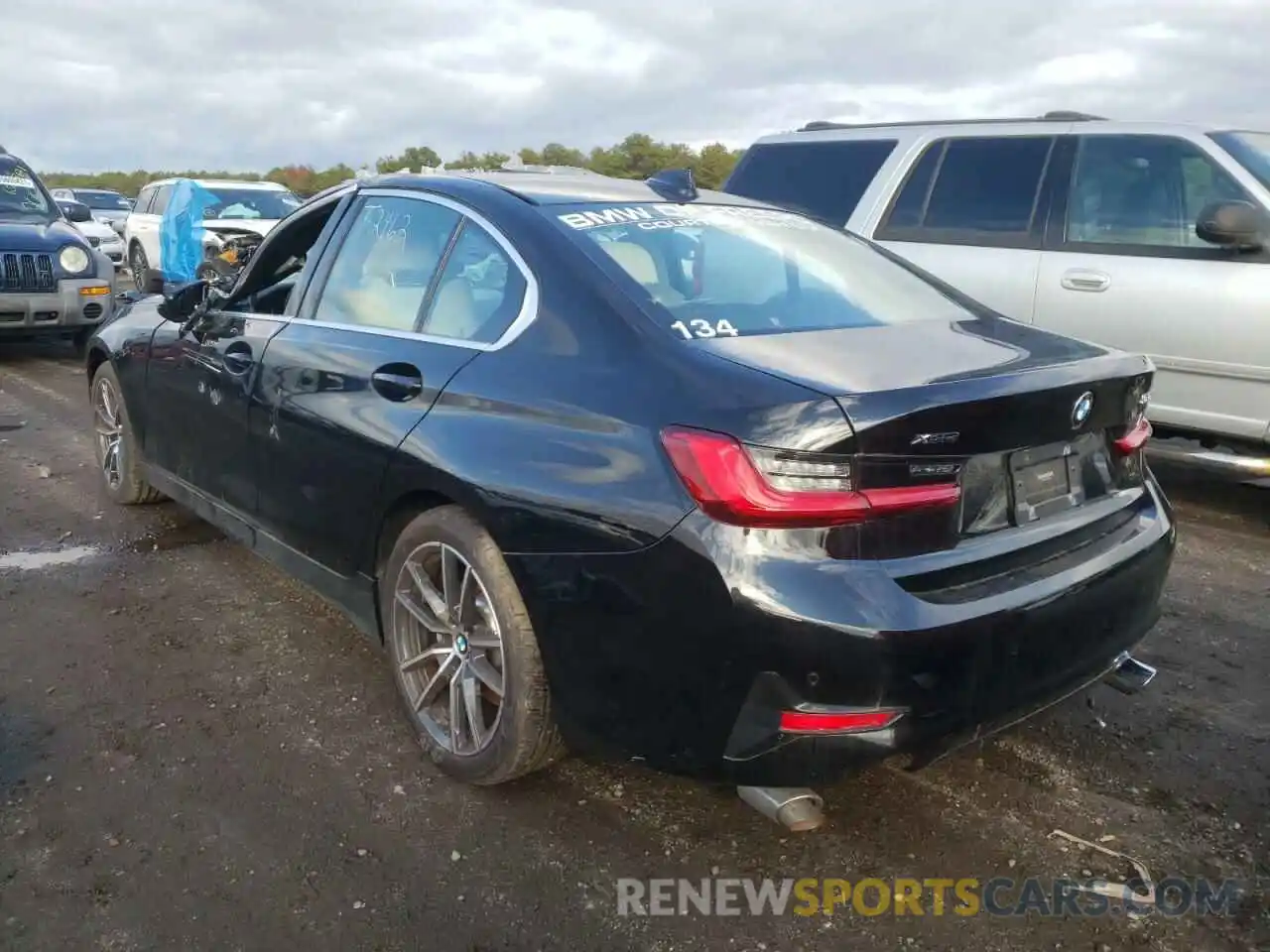 3 Photograph of a damaged car 3MW5R7J01M8B59363 BMW 3 SERIES 2021