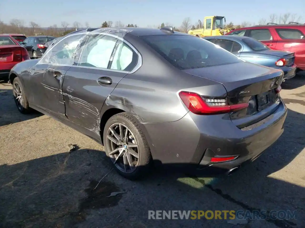 3 Photograph of a damaged car 3MW5R7J01M8B62117 BMW 3 SERIES 2021