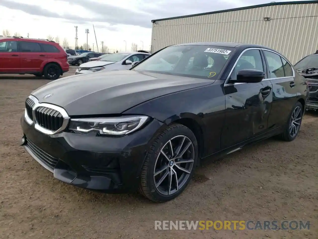 2 Photograph of a damaged car 3MW5R7J01M8B64370 BMW 3 SERIES 2021