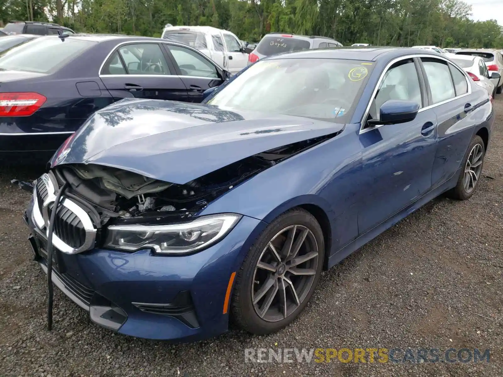 2 Photograph of a damaged car 3MW5R7J01M8B68676 BMW 3 SERIES 2021