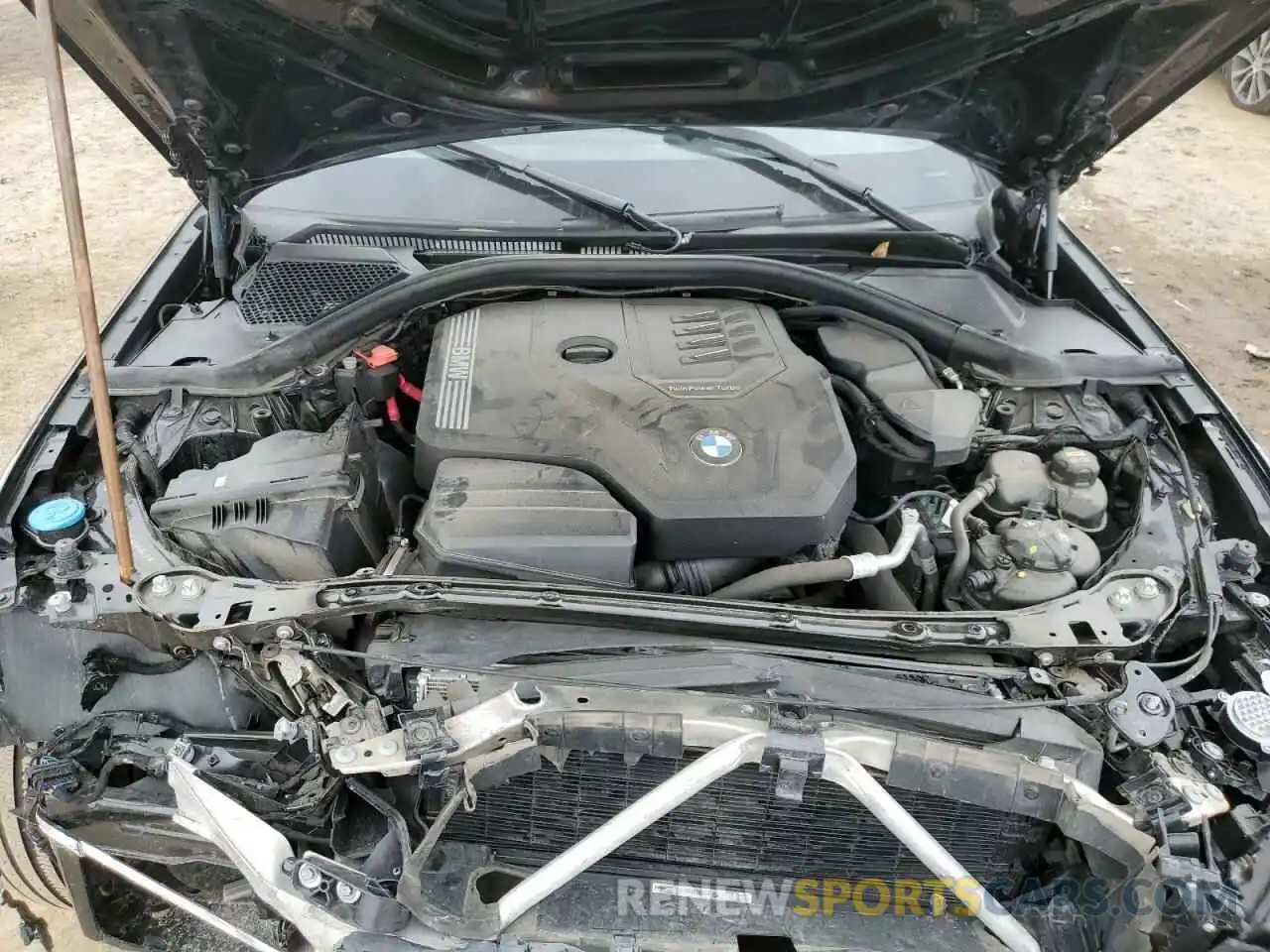 11 Фотография поврежденного автомобиля 3MW5R7J01M8B86238 BMW 3 SERIES 2021
