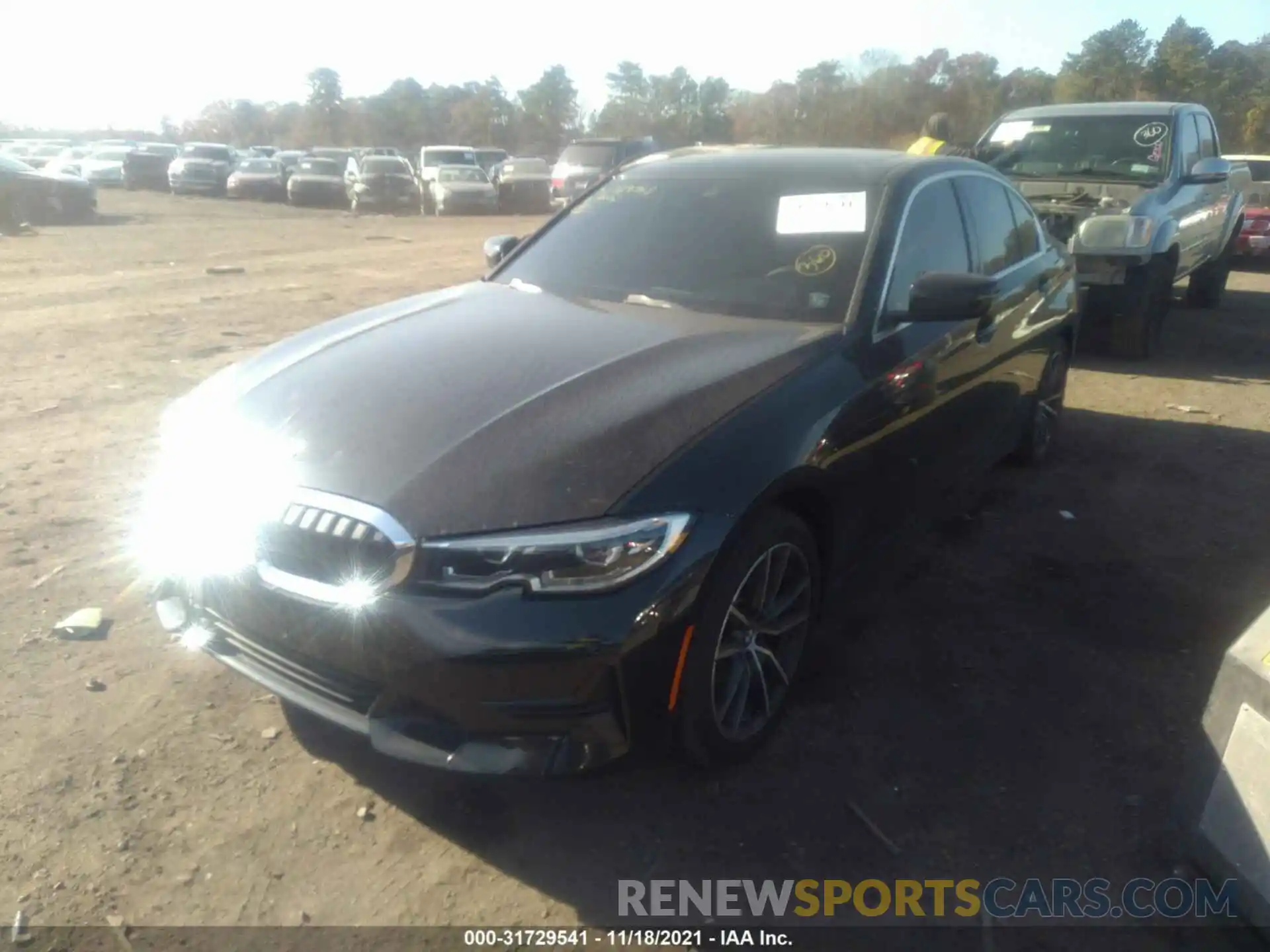 2 Photograph of a damaged car 3MW5R7J01M8C02907 BMW 3 SERIES 2021