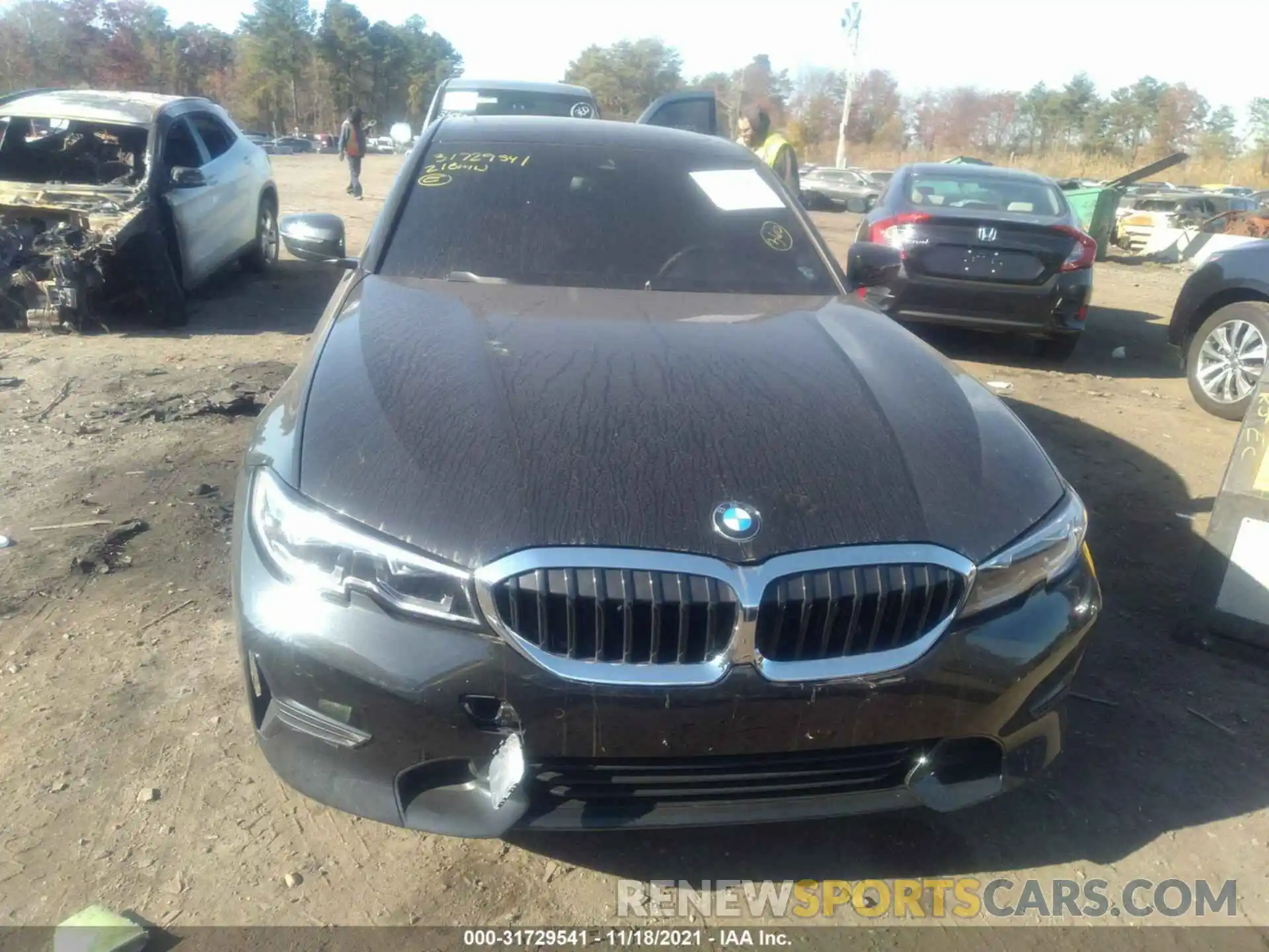 6 Photograph of a damaged car 3MW5R7J01M8C02907 BMW 3 SERIES 2021