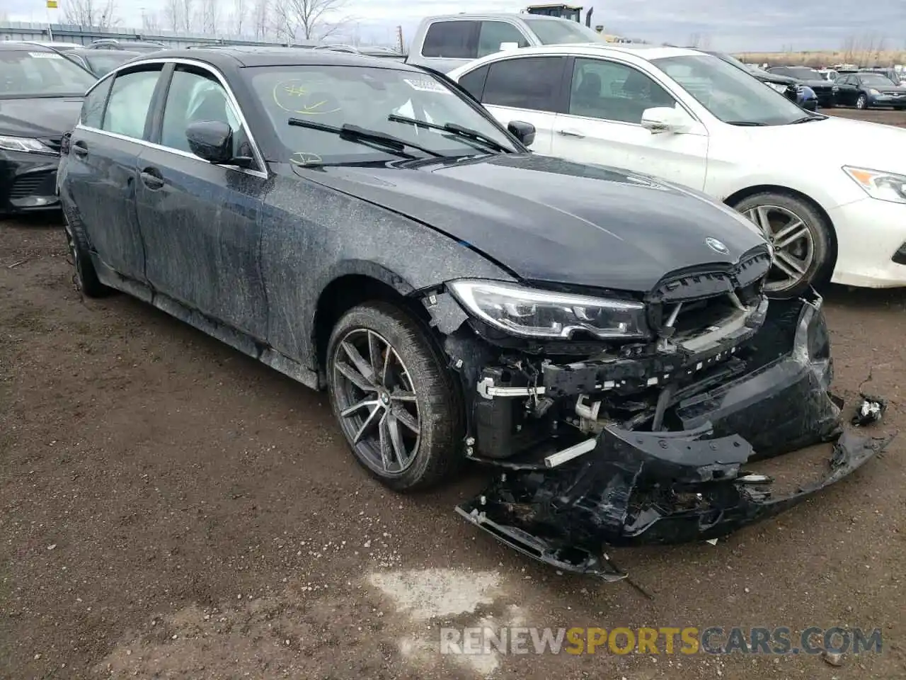 1 Photograph of a damaged car 3MW5R7J01M8C10926 BMW 3 SERIES 2021