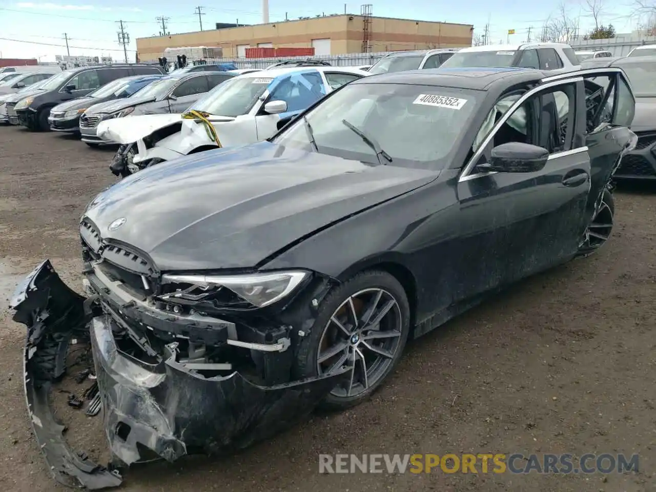 2 Photograph of a damaged car 3MW5R7J01M8C10926 BMW 3 SERIES 2021