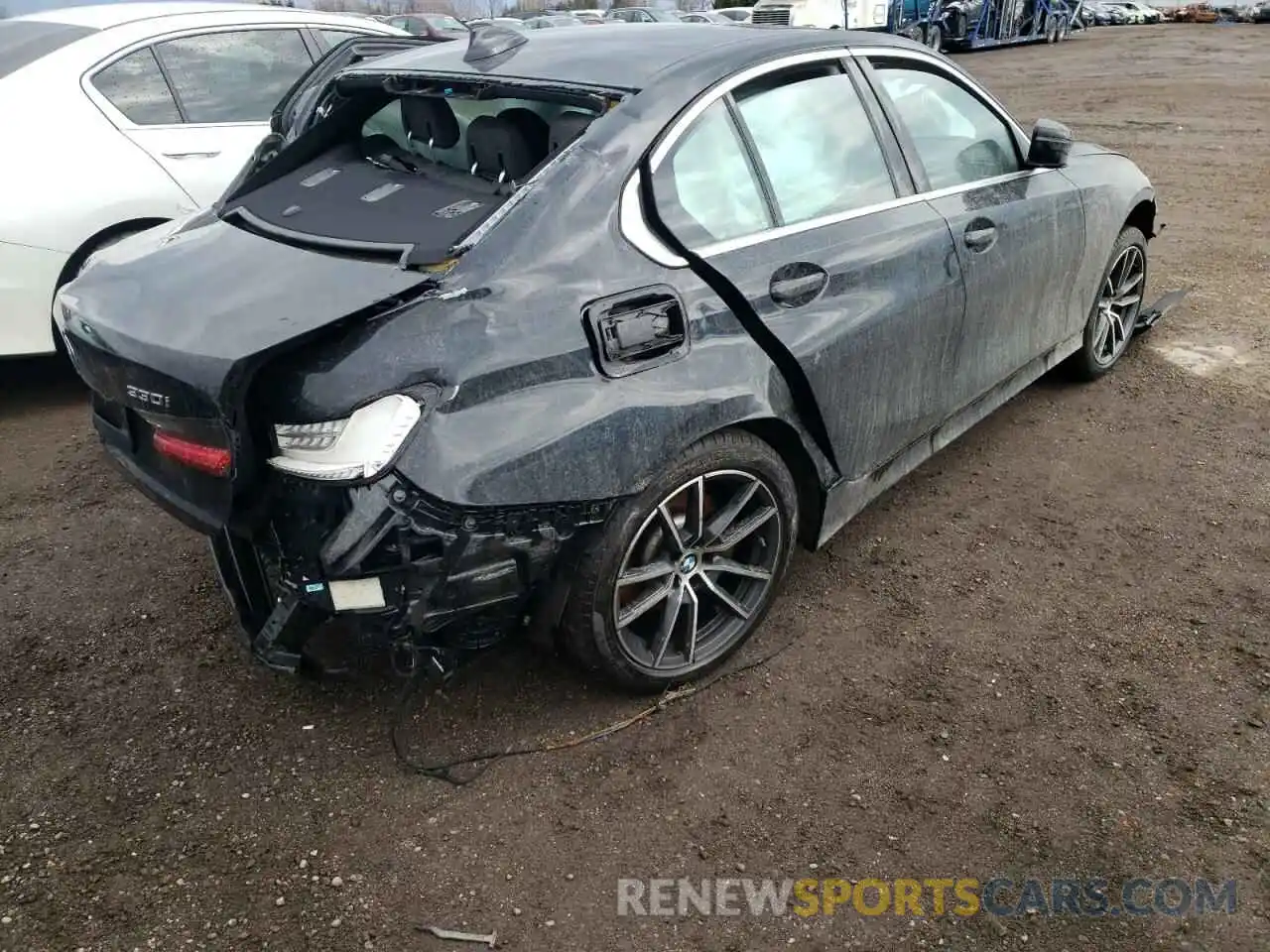 4 Photograph of a damaged car 3MW5R7J01M8C10926 BMW 3 SERIES 2021