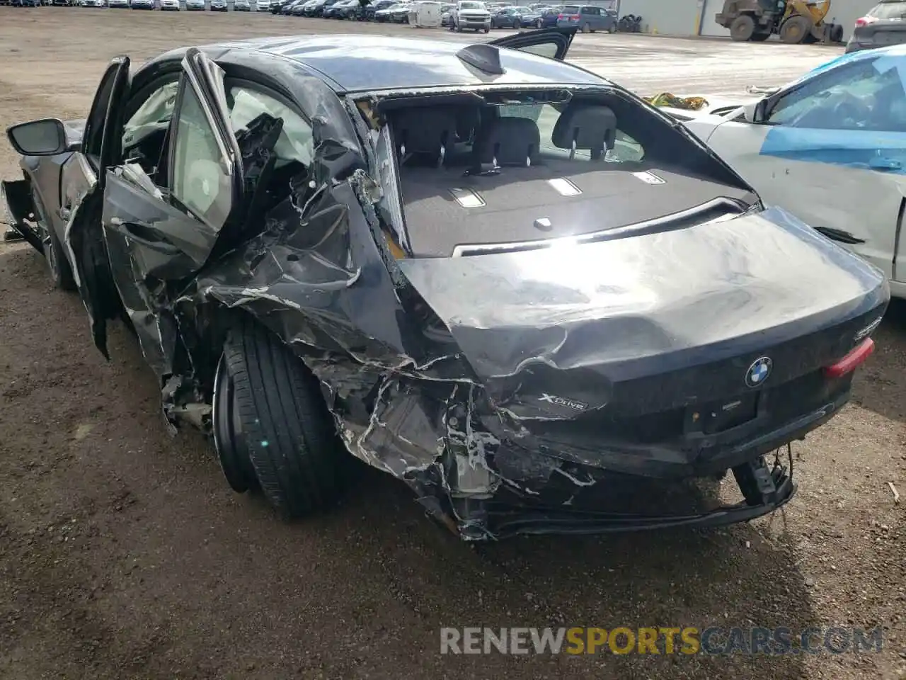 9 Photograph of a damaged car 3MW5R7J01M8C10926 BMW 3 SERIES 2021