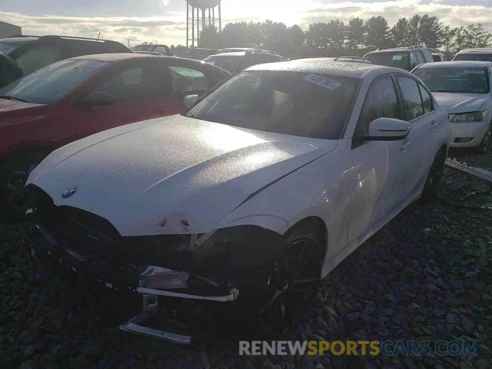 2 Photograph of a damaged car 3MW5R7J01M8C11414 BMW 3 SERIES 2021