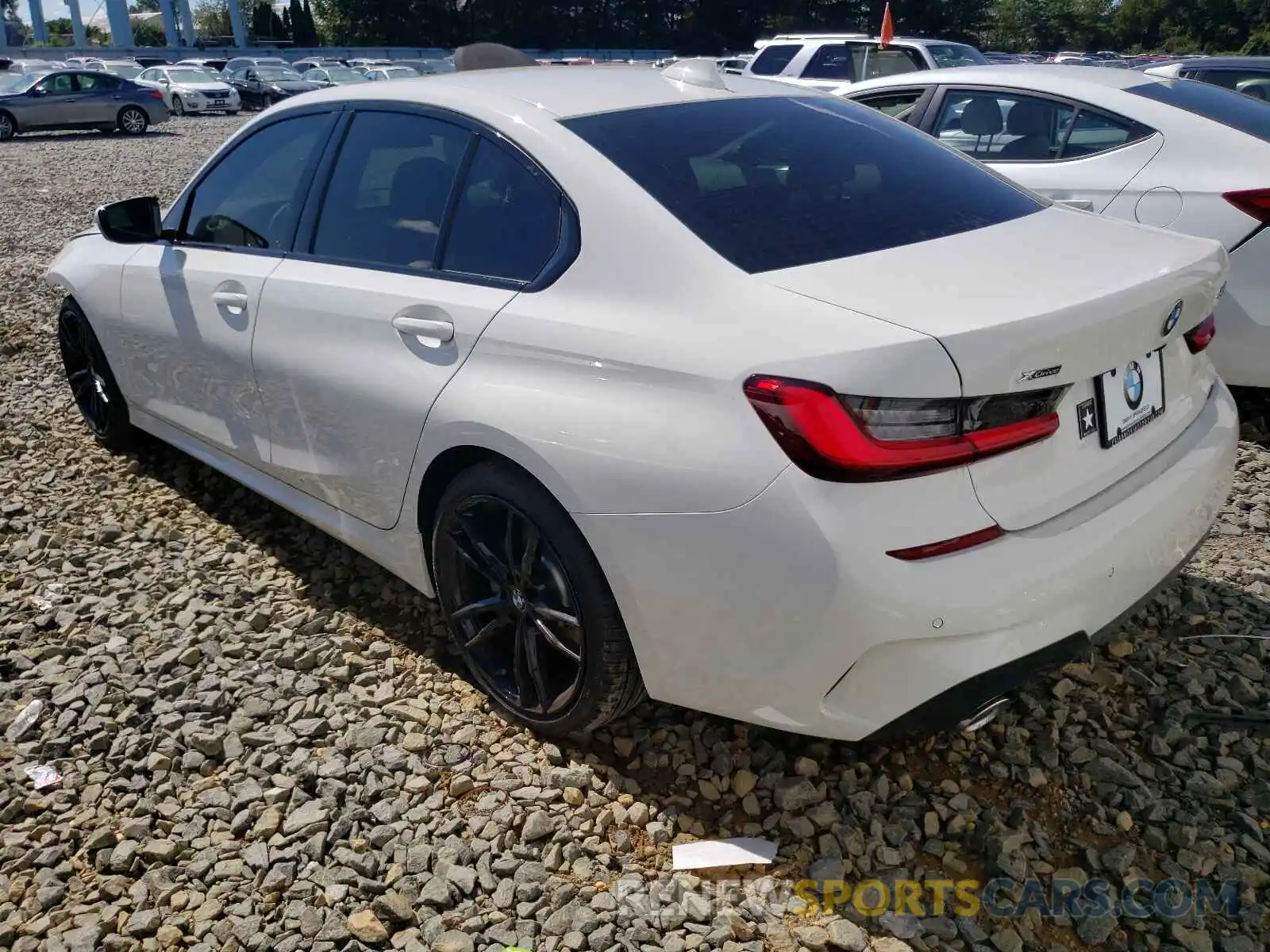 3 Photograph of a damaged car 3MW5R7J01M8C11414 BMW 3 SERIES 2021