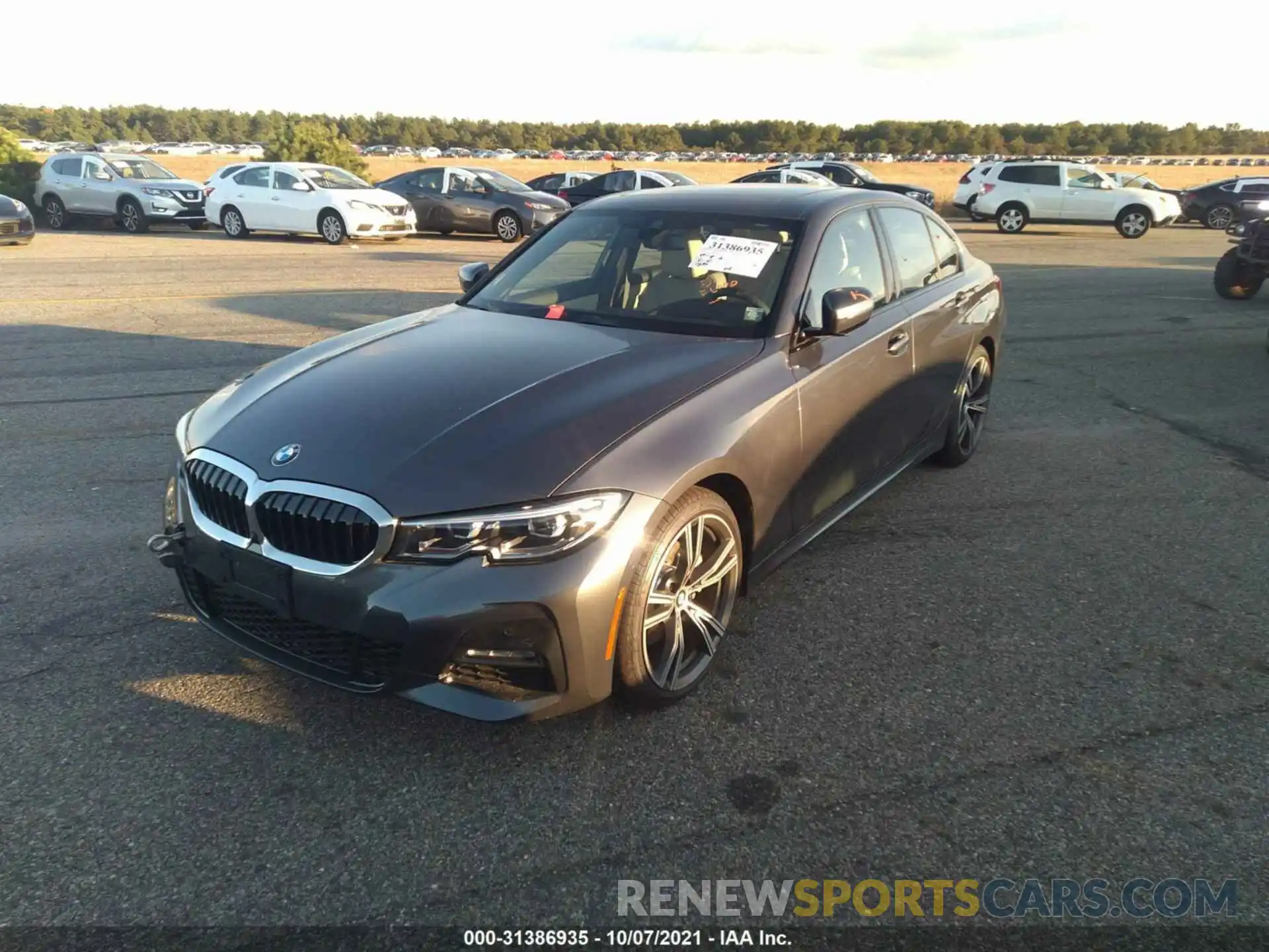 2 Photograph of a damaged car 3MW5R7J01M8C14958 BMW 3 SERIES 2021