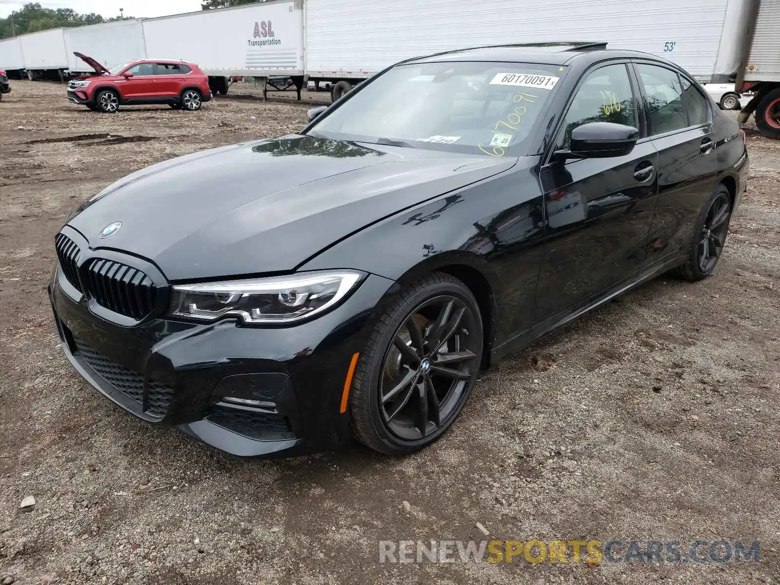 2 Photograph of a damaged car 3MW5R7J01M8C16127 BMW 3 SERIES 2021