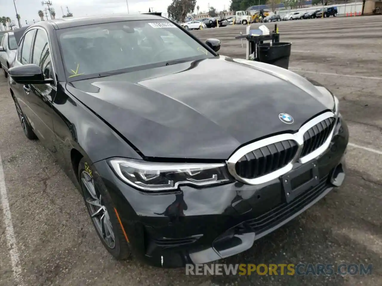 1 Photograph of a damaged car 3MW5R7J01M8C17892 BMW 3 SERIES 2021