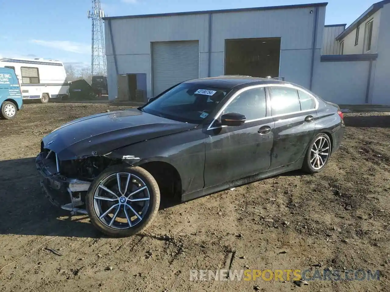 1 Photograph of a damaged car 3MW5R7J02M8B50686 BMW 3 SERIES 2021