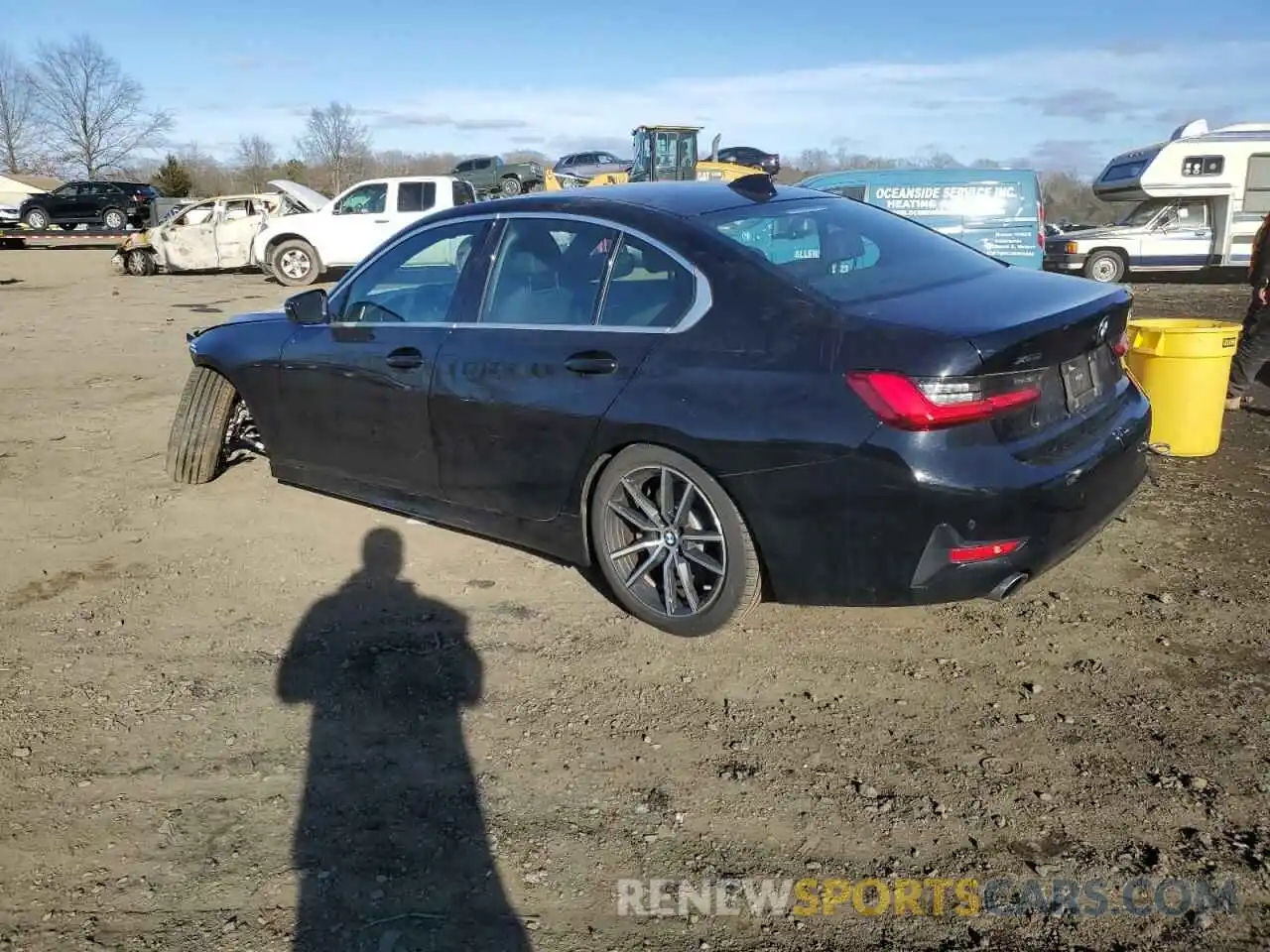 2 Photograph of a damaged car 3MW5R7J02M8B50686 BMW 3 SERIES 2021