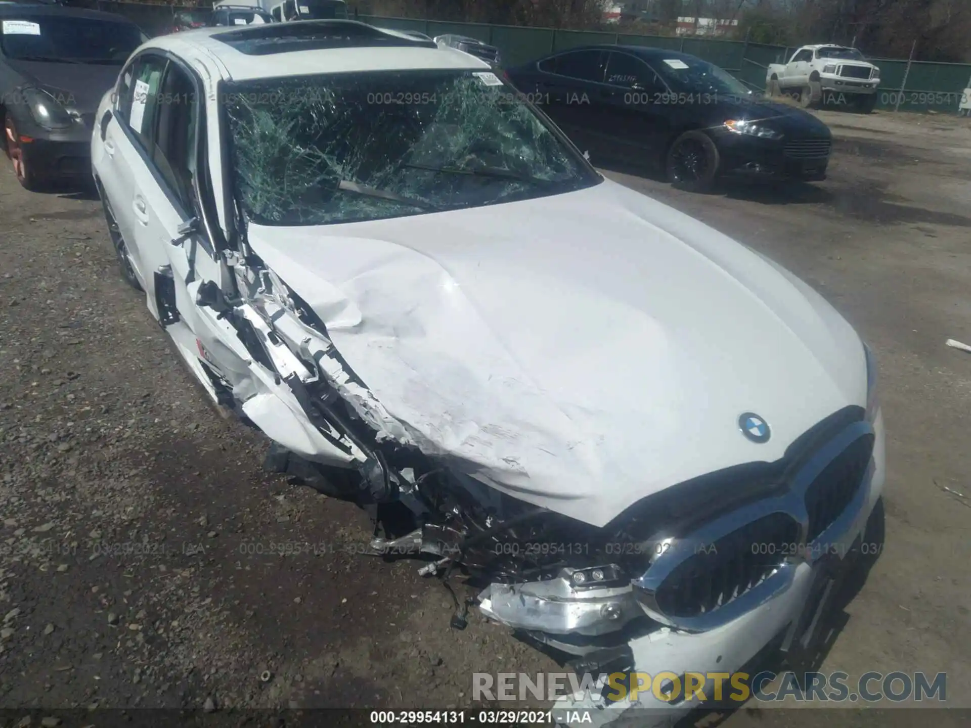 6 Photograph of a damaged car 3MW5R7J02M8B52468 BMW 3 SERIES 2021
