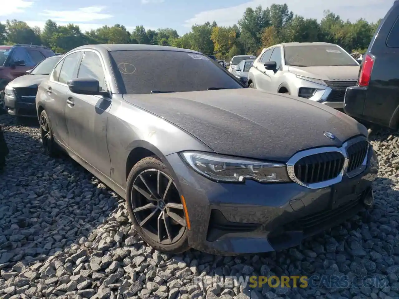 1 Photograph of a damaged car 3MW5R7J02M8B81520 BMW 3 SERIES 2021