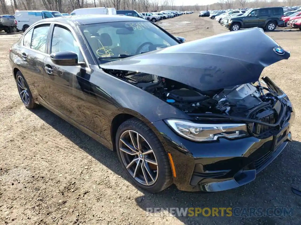 1 Фотография поврежденного автомобиля 3MW5R7J02M8B83722 BMW 3 SERIES 2021