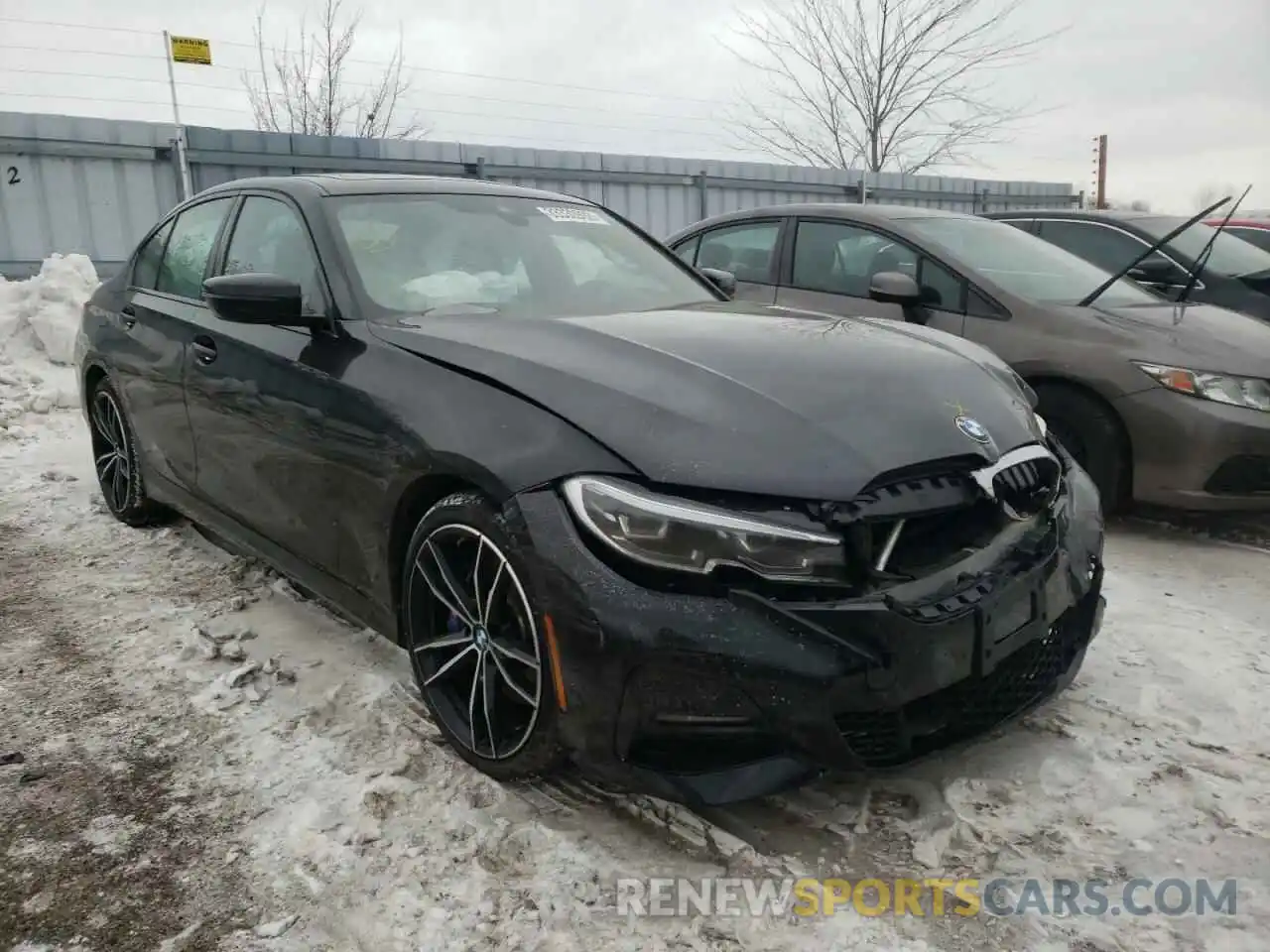 1 Photograph of a damaged car 3MW5R7J02M8B85681 BMW 3 SERIES 2021