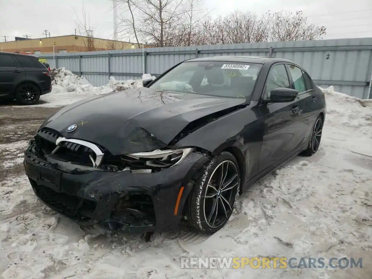 2 Photograph of a damaged car 3MW5R7J02M8B85681 BMW 3 SERIES 2021