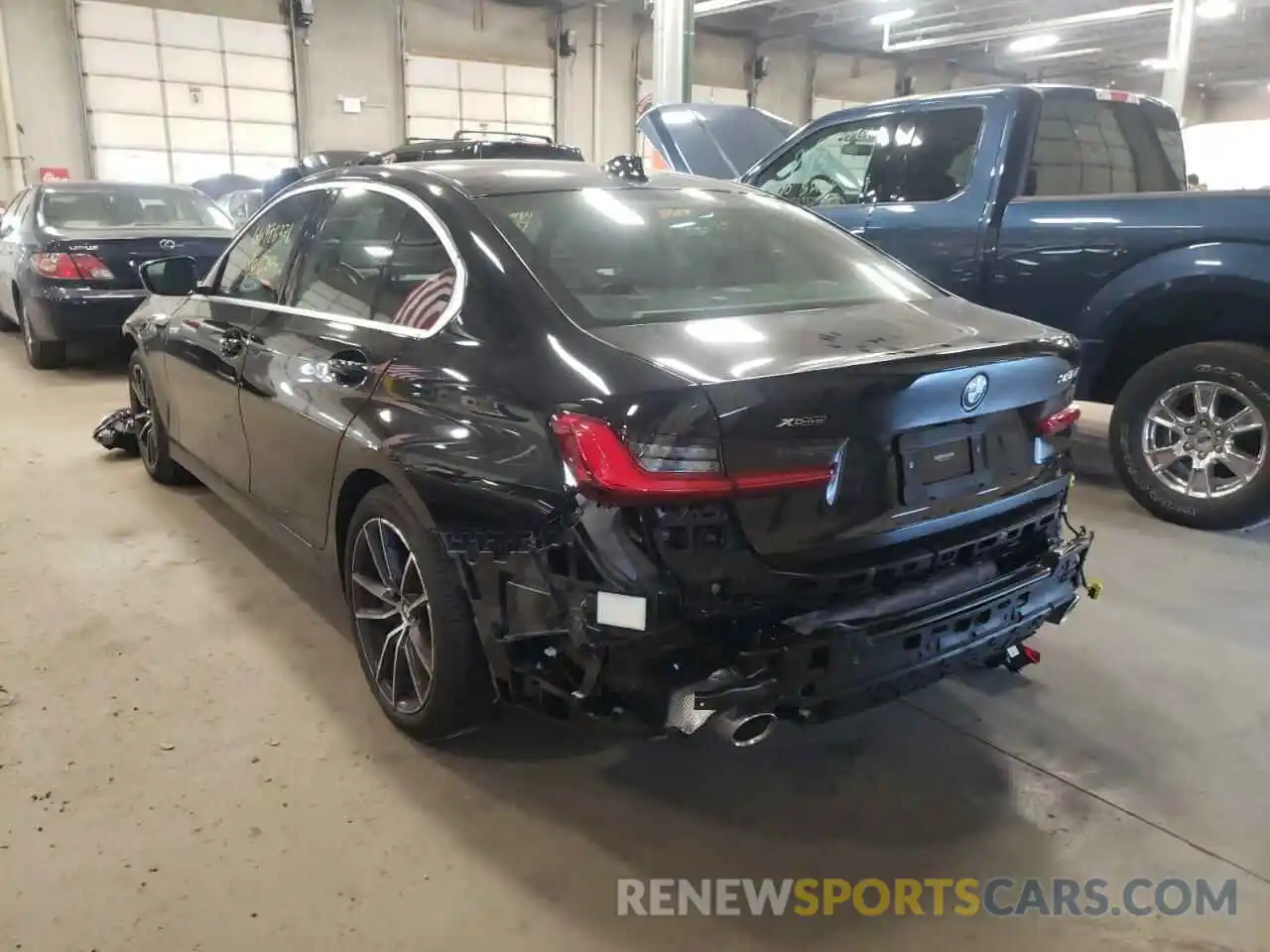 3 Photograph of a damaged car 3MW5R7J02M8B87964 BMW 3 SERIES 2021