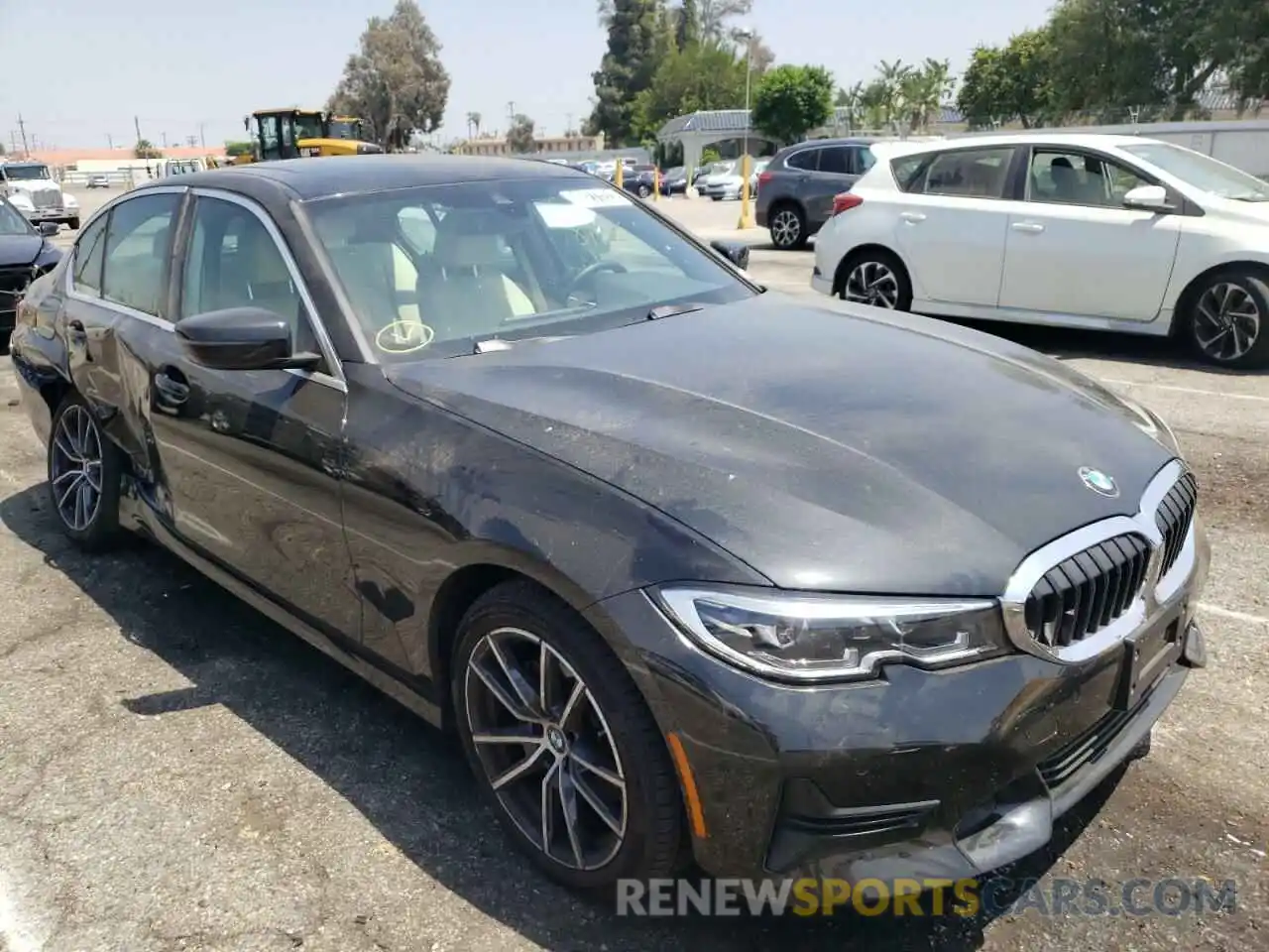 1 Photograph of a damaged car 3MW5R7J02M8C17898 BMW 3 SERIES 2021