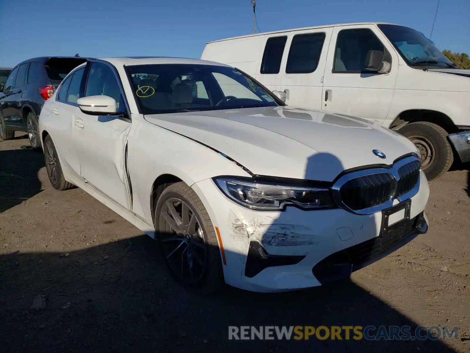 1 Photograph of a damaged car 3MW5R7J02M8C18467 BMW 3 SERIES 2021