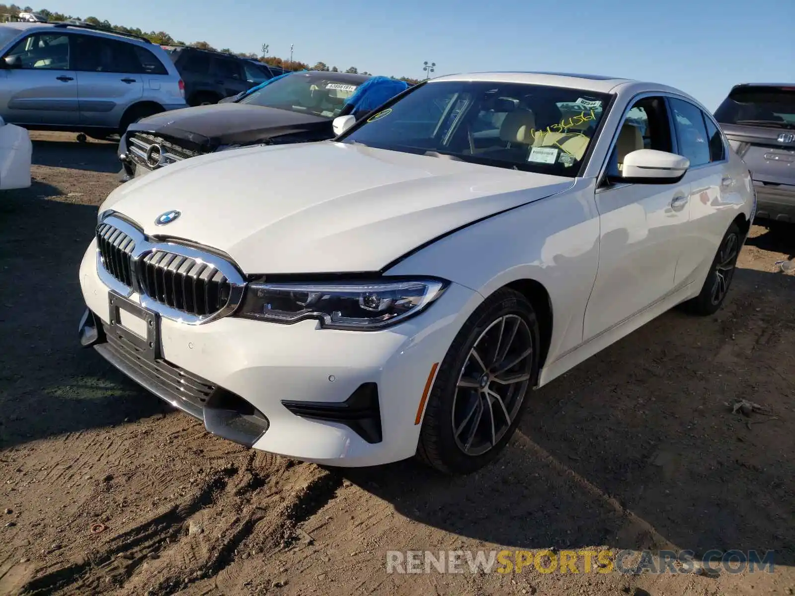 2 Photograph of a damaged car 3MW5R7J02M8C18467 BMW 3 SERIES 2021