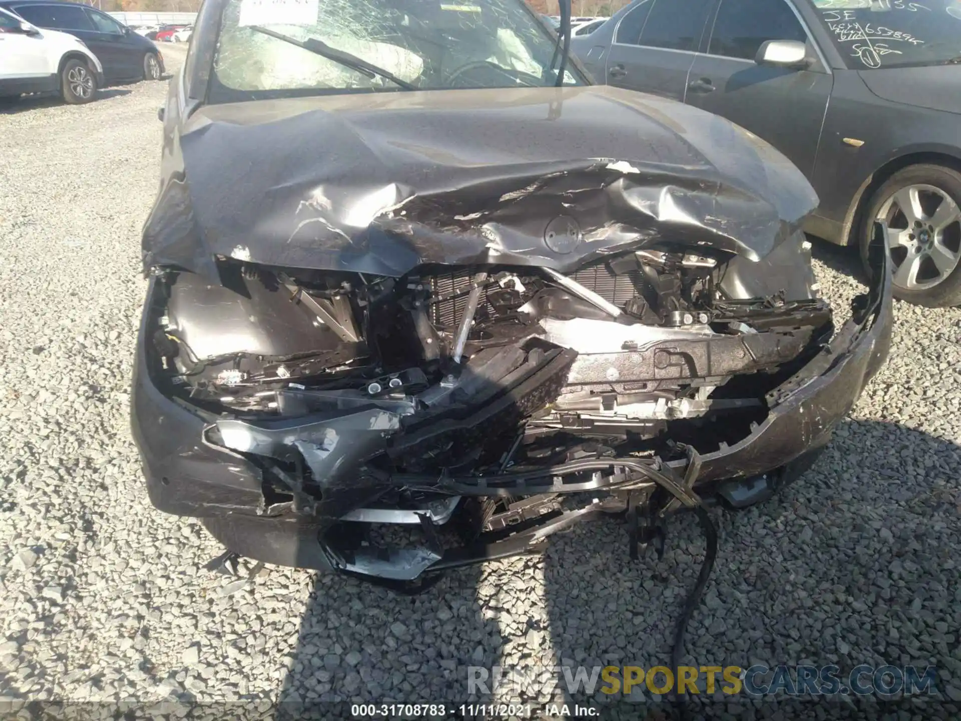 6 Photograph of a damaged car 3MW5R7J02M8C18923 BMW 3 SERIES 2021