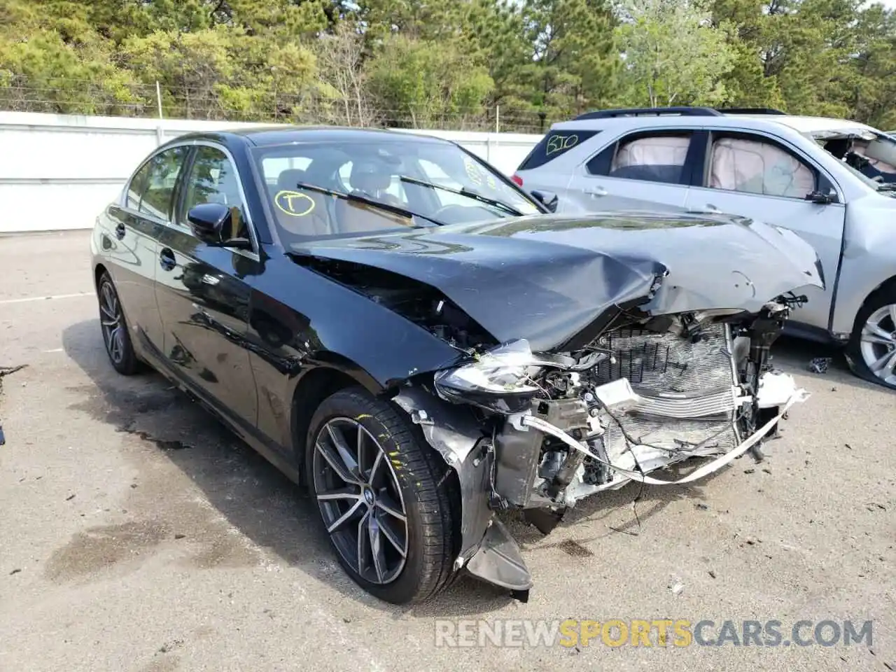 1 Photograph of a damaged car 3MW5R7J03M8B60577 BMW 3 SERIES 2021