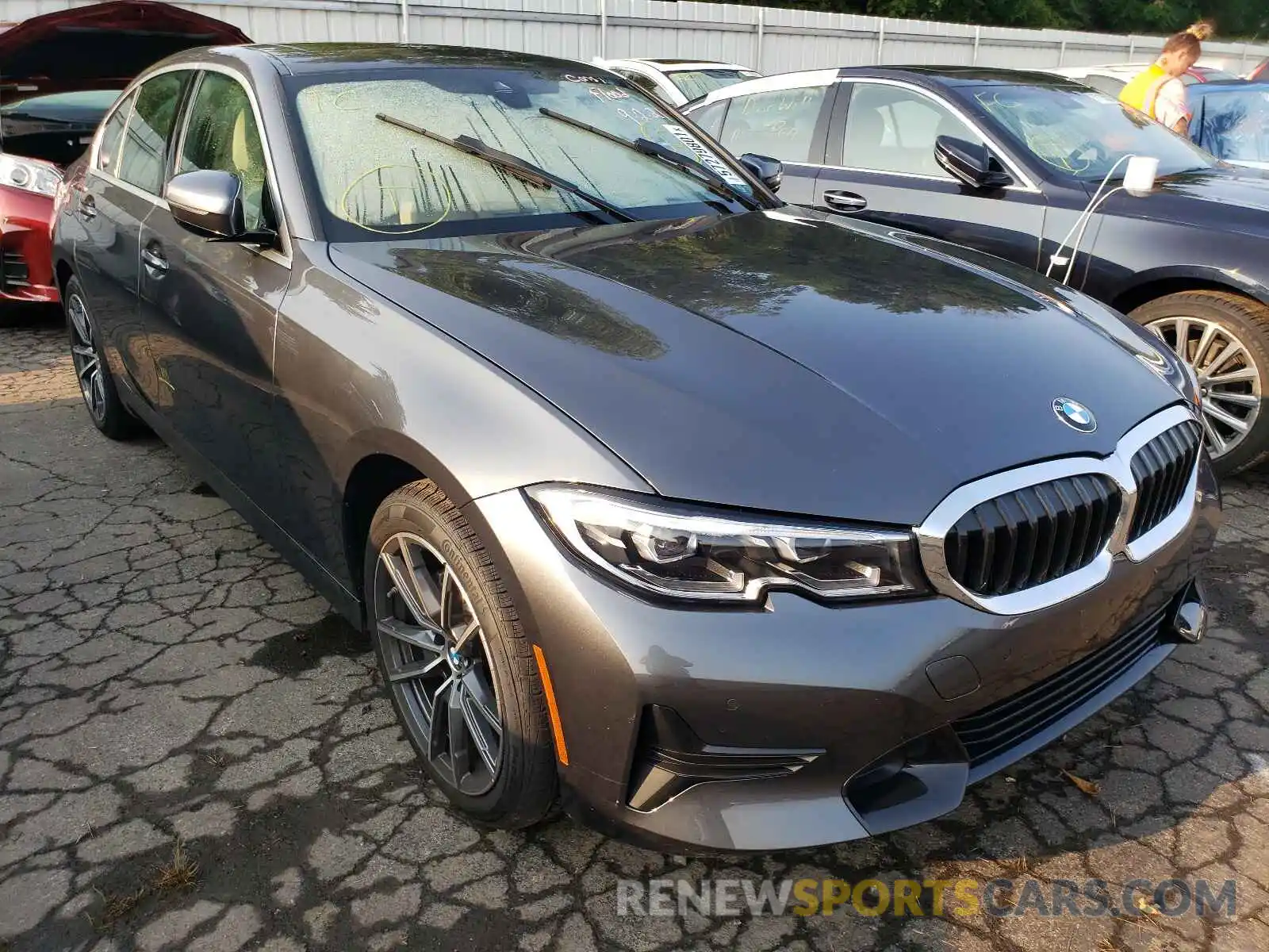 1 Photograph of a damaged car 3MW5R7J03M8B68288 BMW 3 SERIES 2021