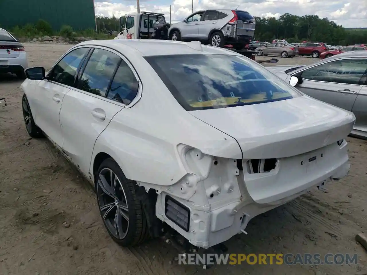 3 Photograph of a damaged car 3MW5R7J03M8B73863 BMW 3 SERIES 2021