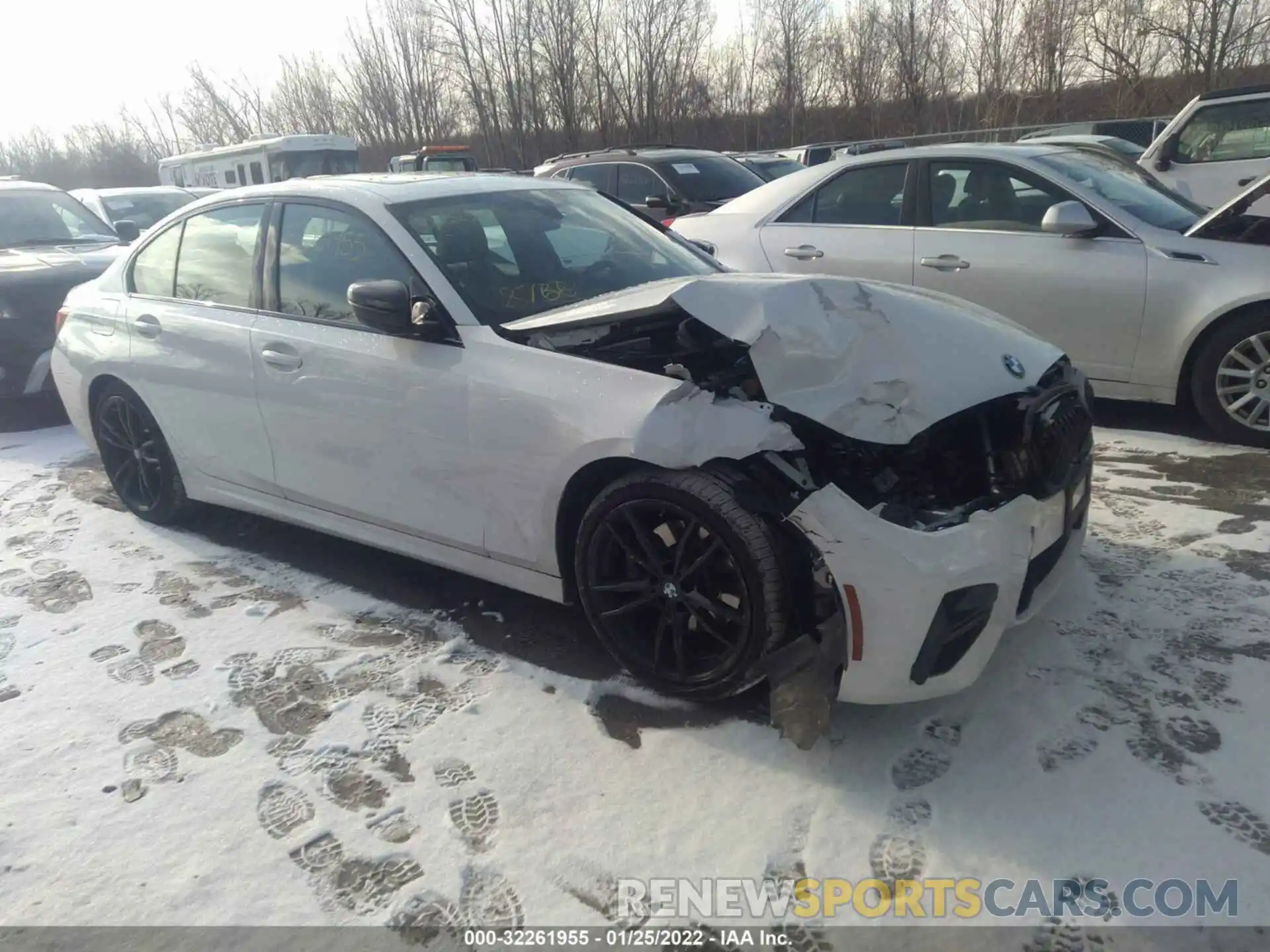 1 Photograph of a damaged car 3MW5R7J03M8B81851 BMW 3 SERIES 2021