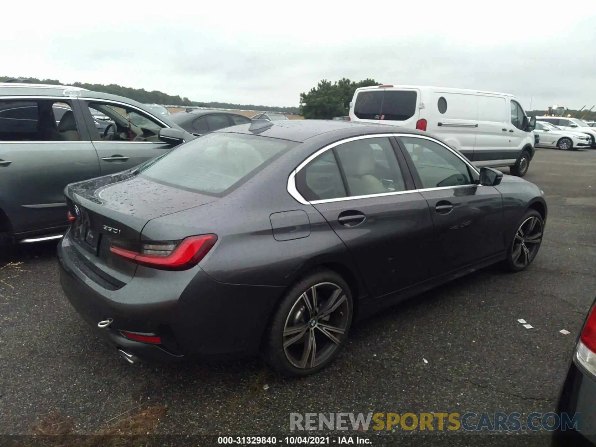 4 Photograph of a damaged car 3MW5R7J03M8B95619 BMW 3 SERIES 2021