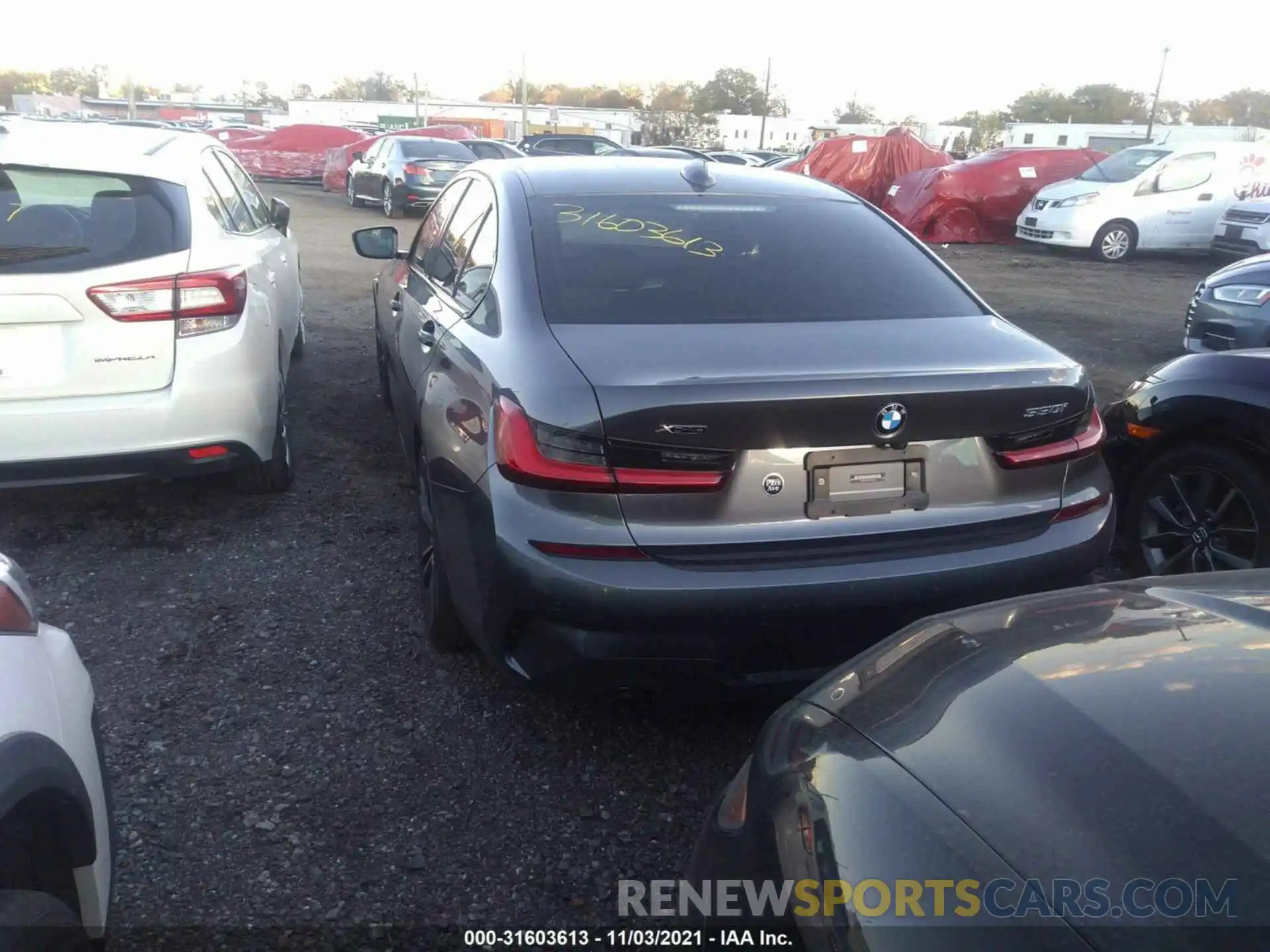 3 Photograph of a damaged car 3MW5R7J03M8C01371 BMW 3 SERIES 2021