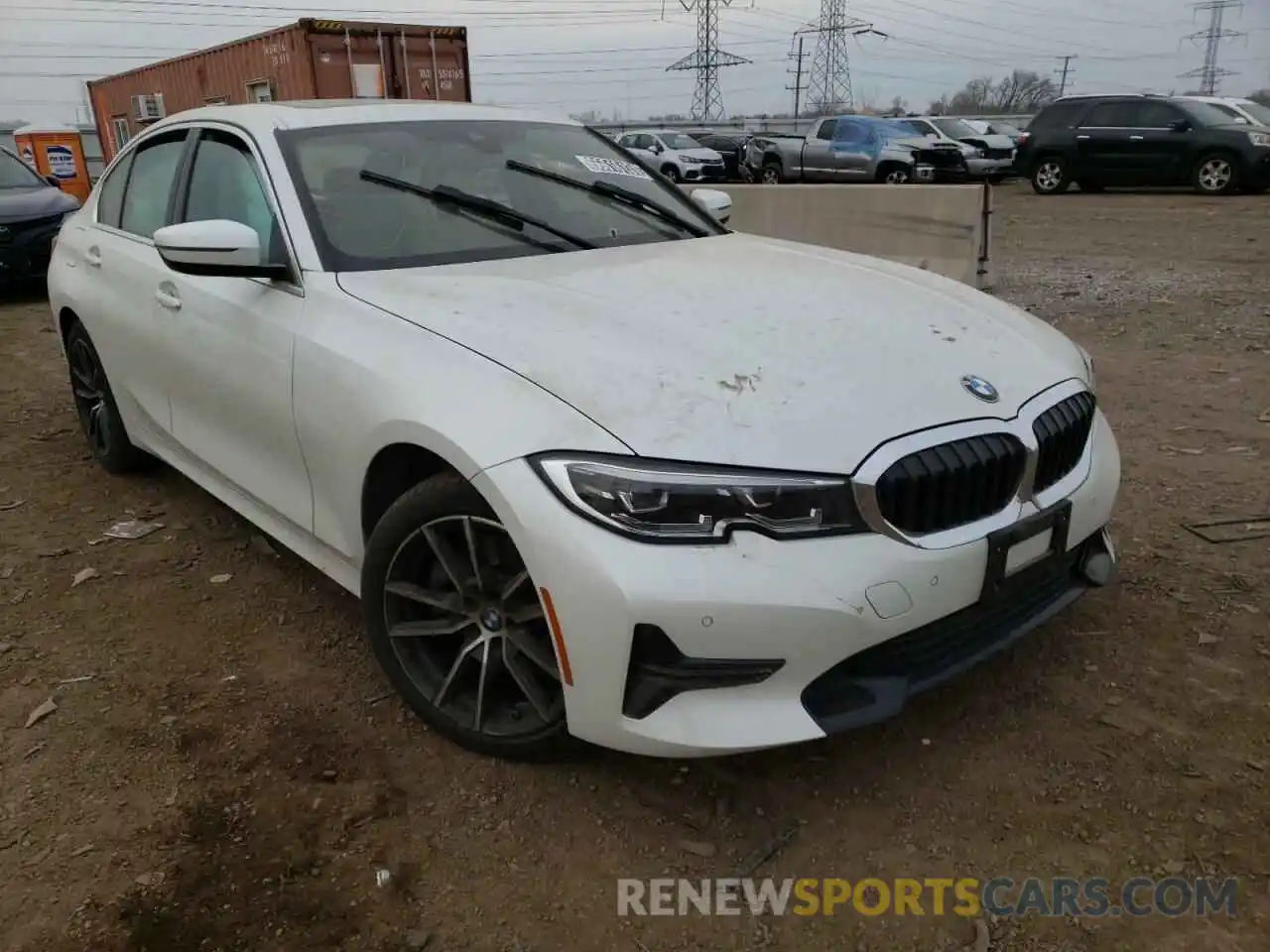 1 Photograph of a damaged car 3MW5R7J03M8C07817 BMW 3 SERIES 2021