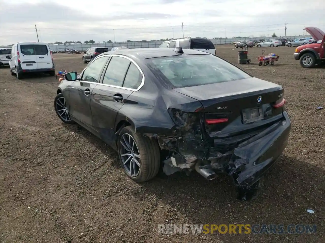 3 Photograph of a damaged car 3MW5R7J03M8C08059 BMW 3 SERIES 2021