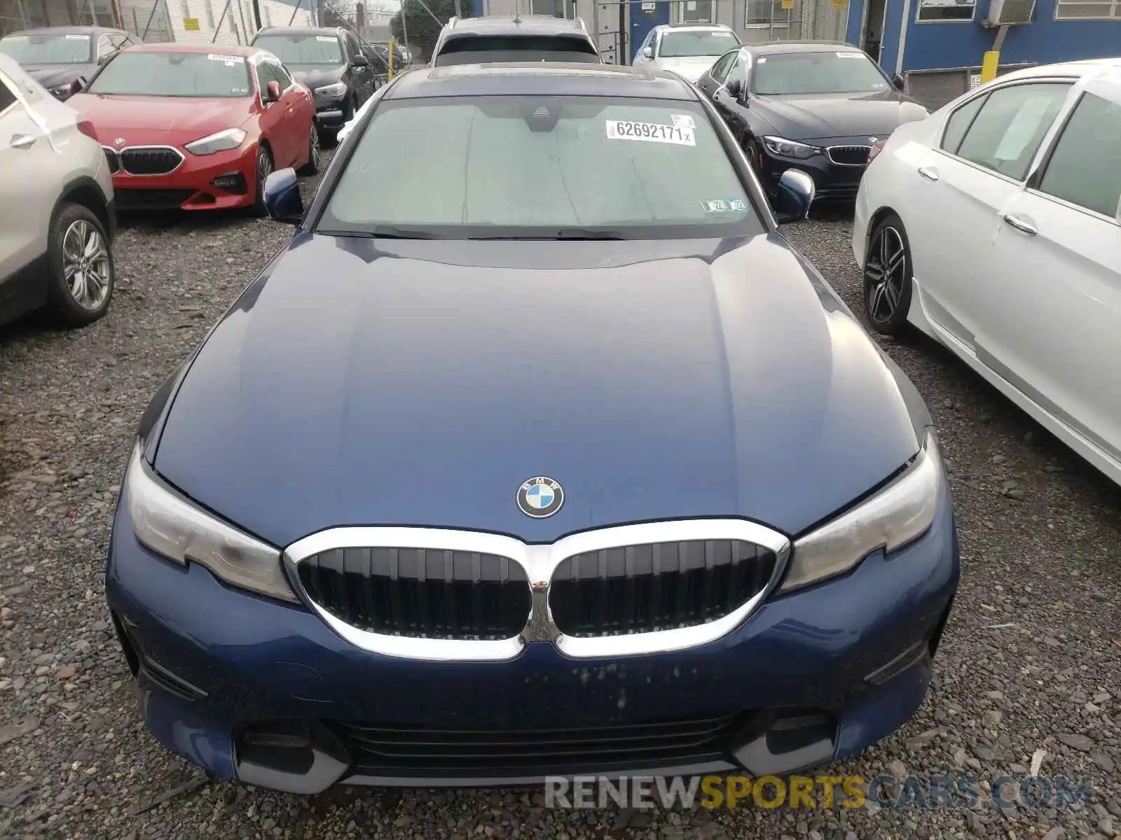 9 Фотография поврежденного автомобиля 3MW5R7J03M8C10443 BMW 3 SERIES 2021