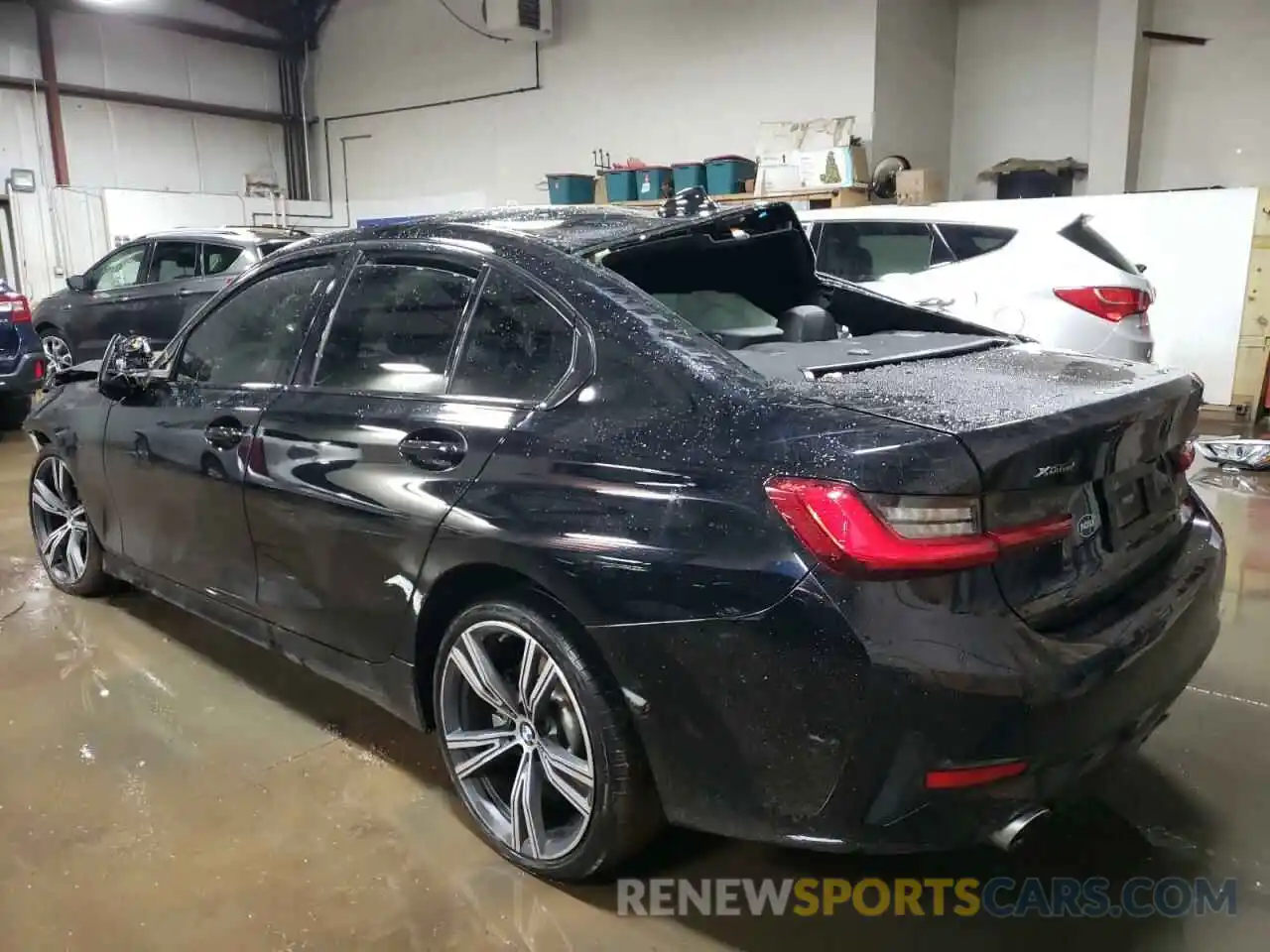 2 Photograph of a damaged car 3MW5R7J03M8C21300 BMW 3 SERIES 2021